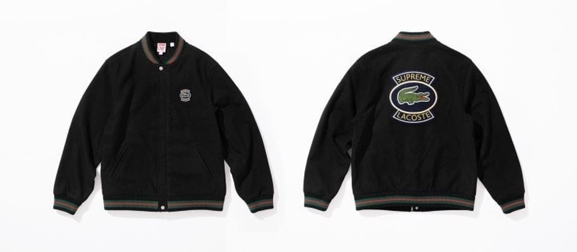 Supreme x Lacoste 바시티 자켓 상품이미지2