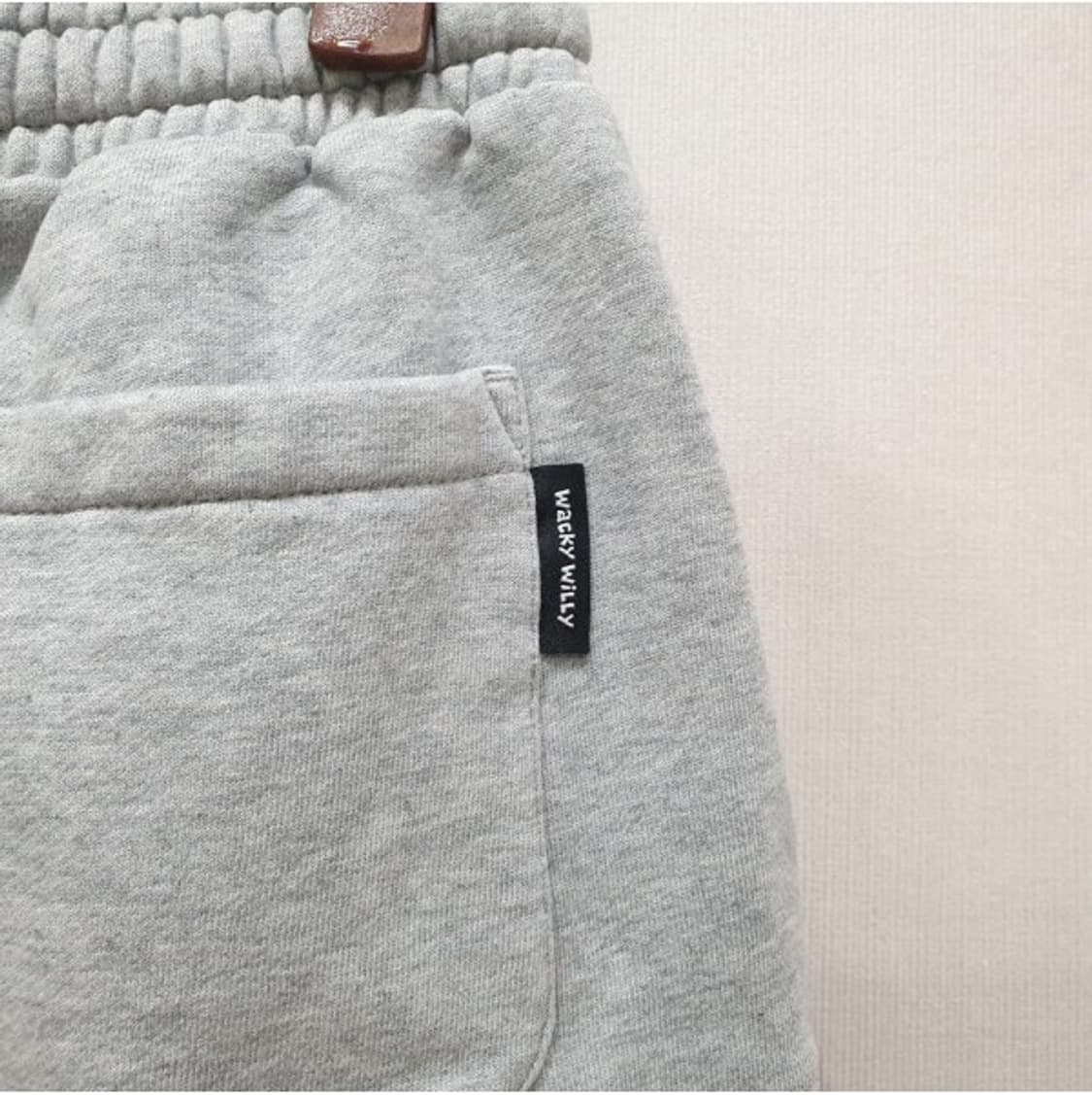 와키윌리 기모 스웨트 세미와이드 팬츠 90(S) 상품이미지5