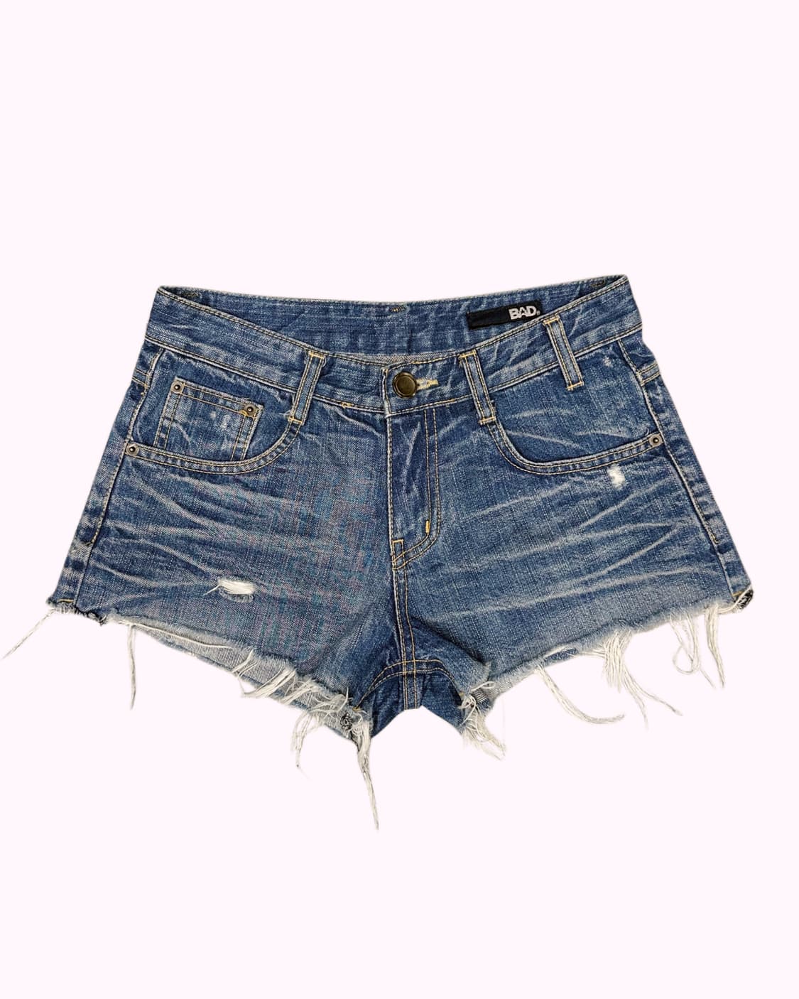 distressed denim hot pants 상품이미지2