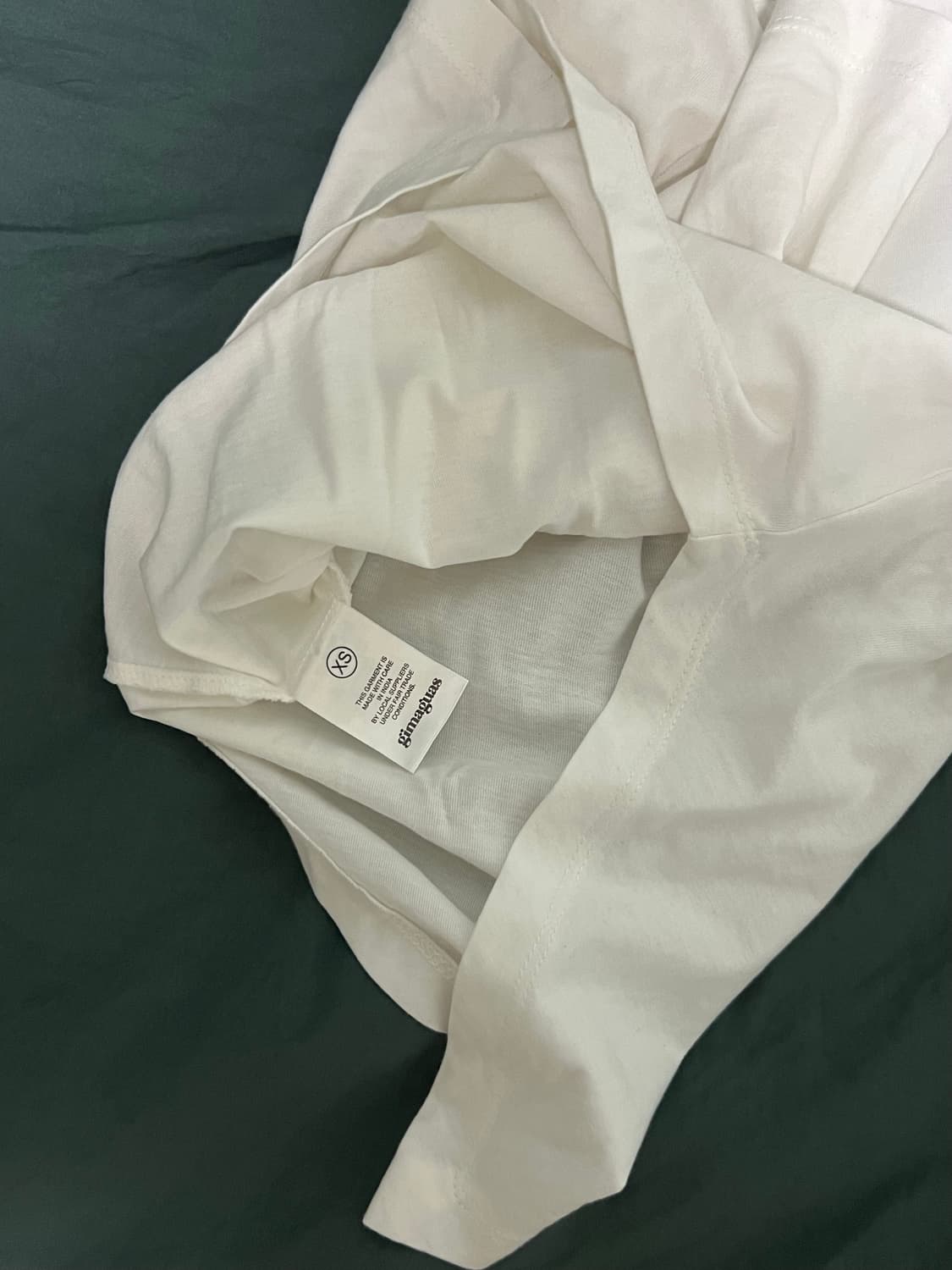 기마구아스 사오나 티셔츠 화이트 상품이미지5