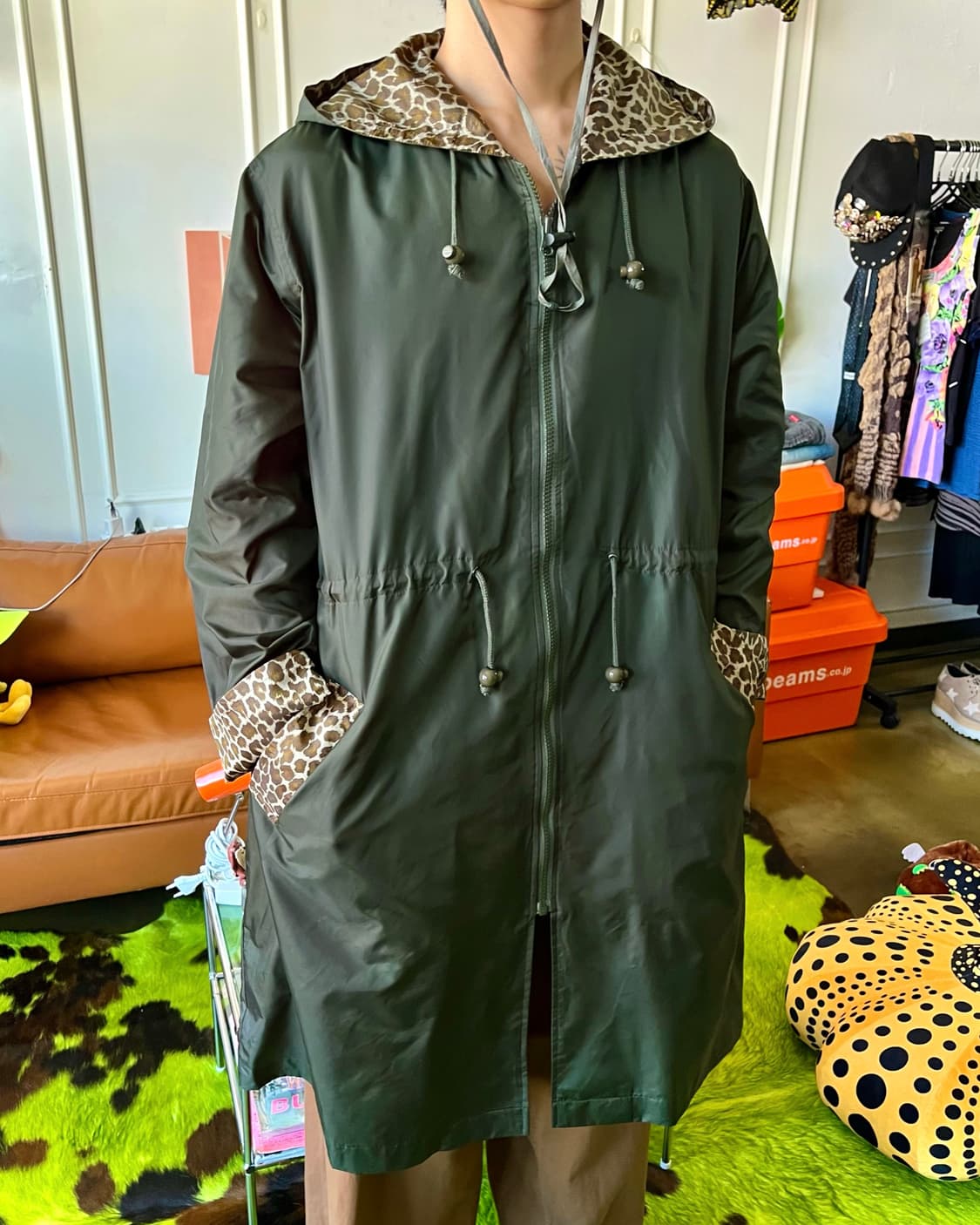 MAXIME LABEYRIE Leopard Hood Fishtail 상품이미지2
