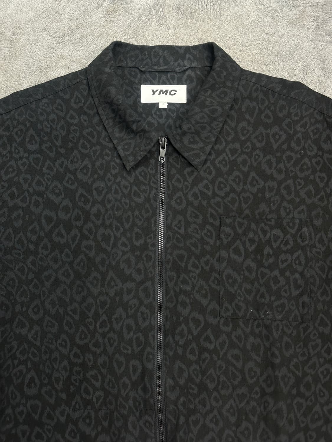 You Must Create 레오파드 집업셔츠 L 상품이미지3