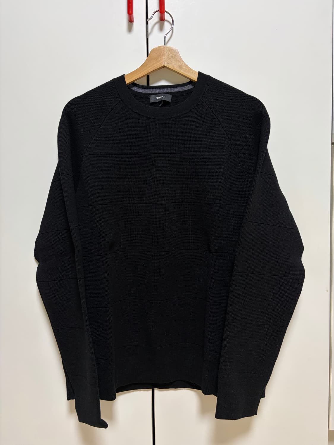 (M)띠어리 자고 니트 블랙 상품이미지1