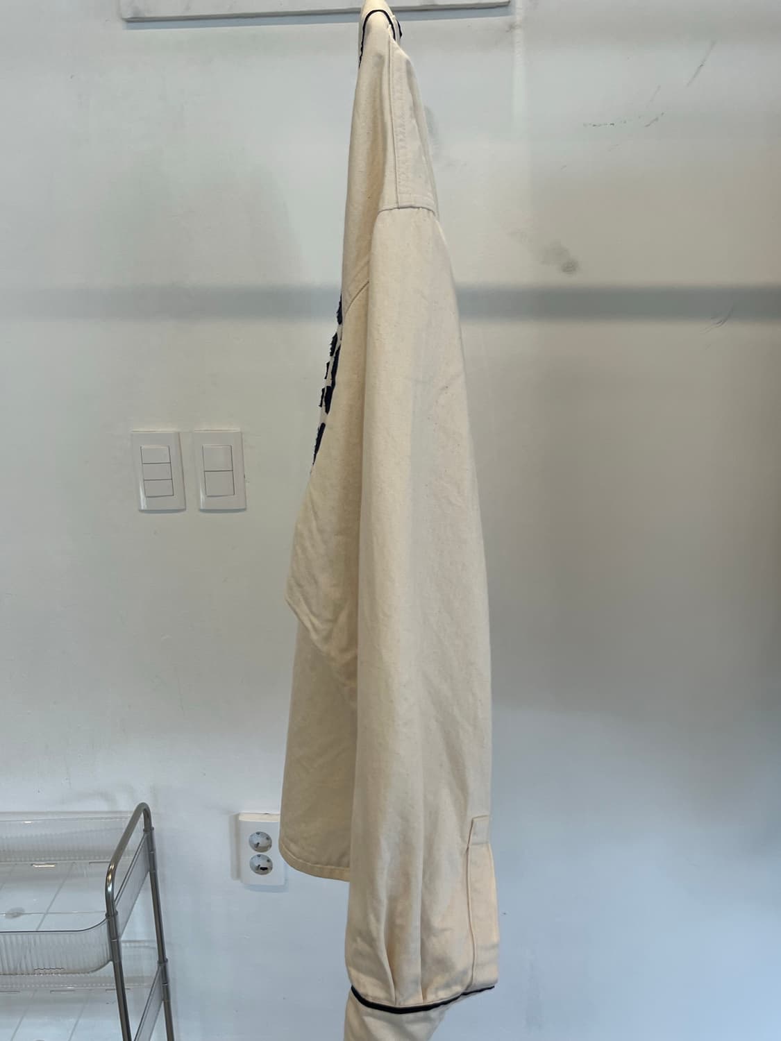 Outstanding Ivory Baseball Shirt 상품이미지2