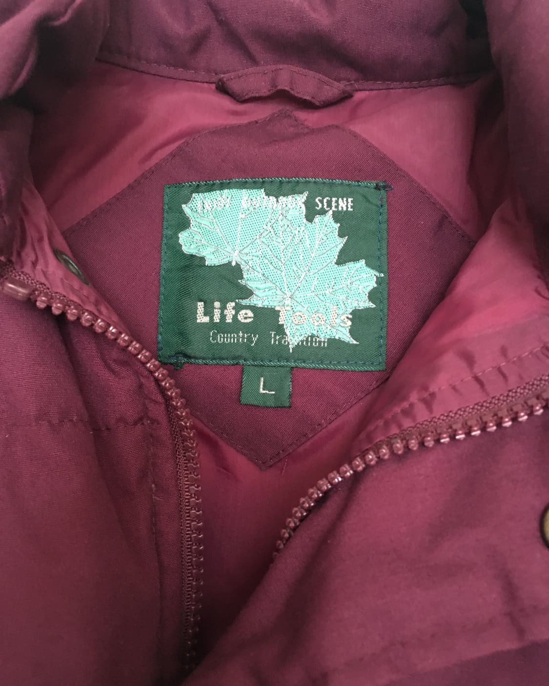 Life Tools Burgundy Puffer Jacket 상품이미지4