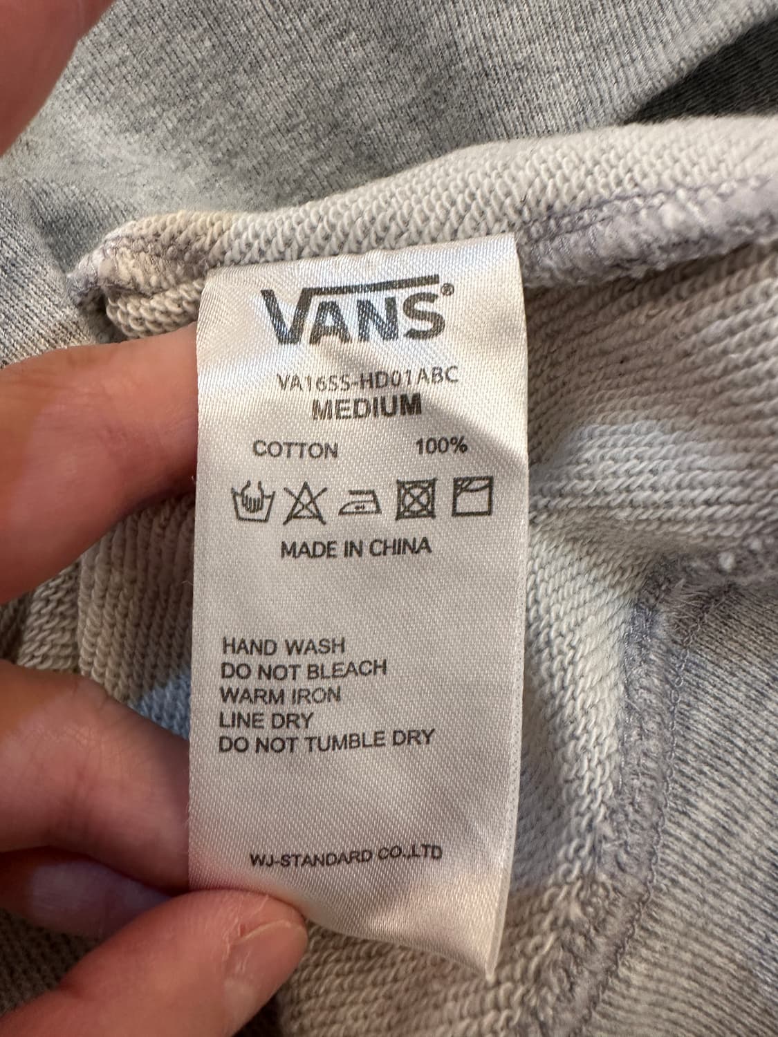 M) 반스 스케이트 그레이 후드 티셔츠 상품이미지4