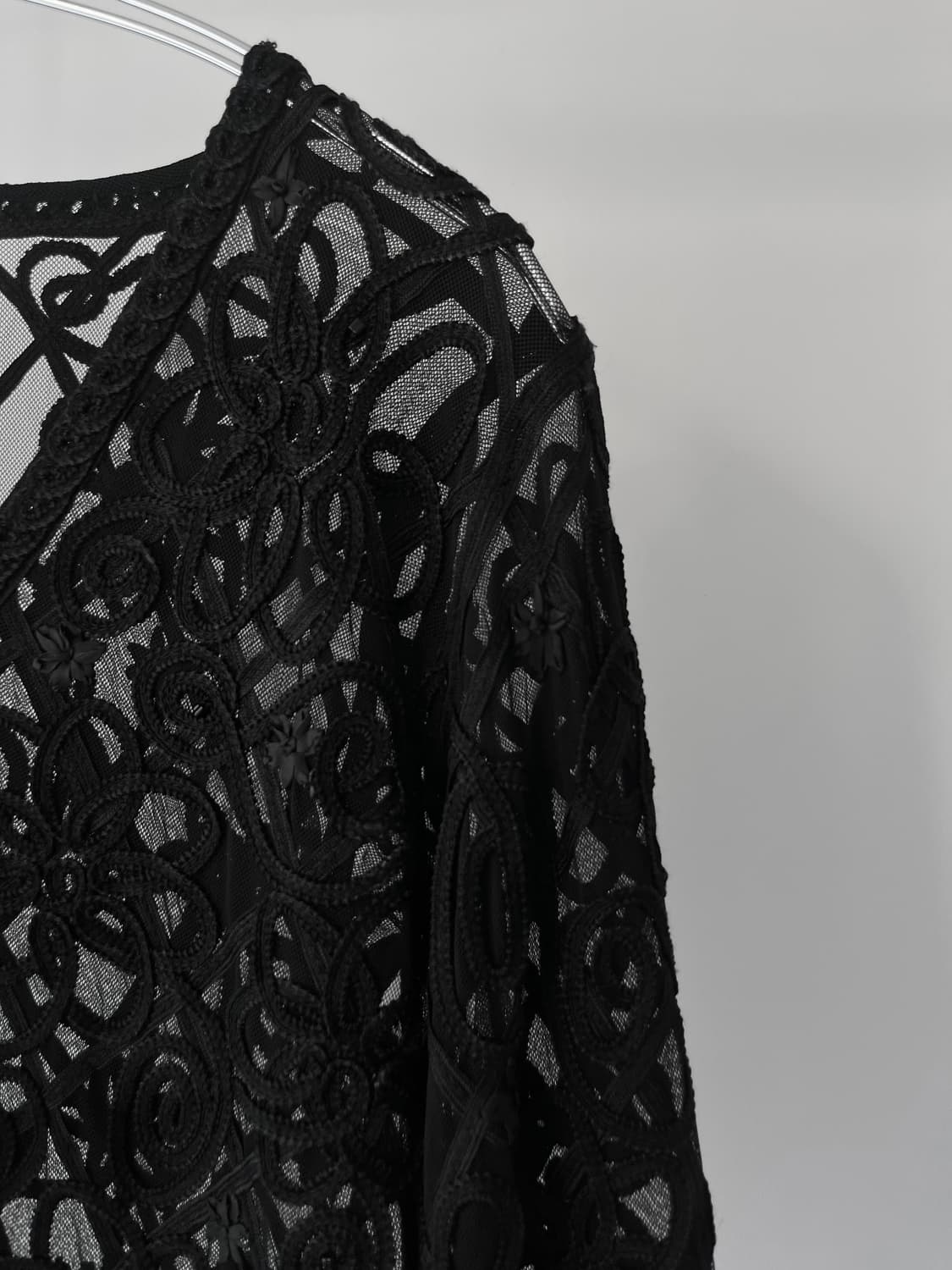 Lita Marino sheer embroidery jacket  상품이미지2