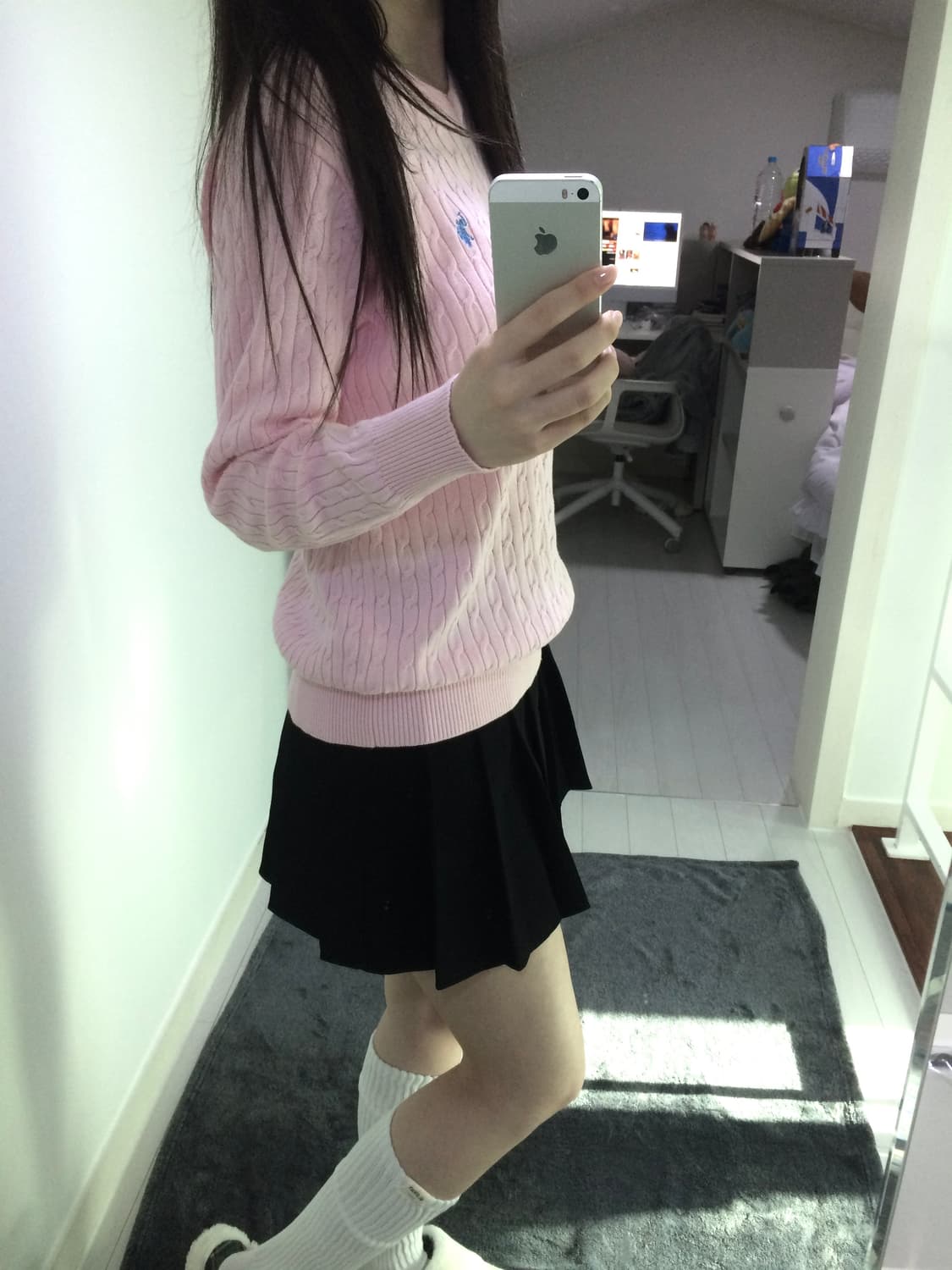 폴로 / Polo _ 연핑크 니트 상품이미지6