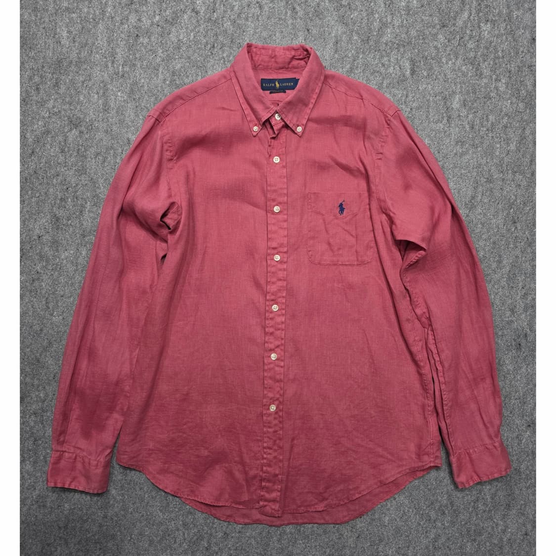 폴로 랄프로렌 클래식핏 포켓 린넨 셔츠 M 상품이미지1
