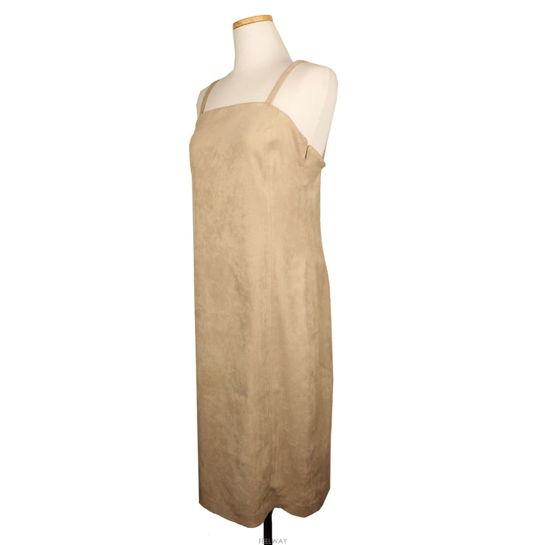 첼리 베이지 스웨이드 스트랩 원피스(8) 상품이미지2