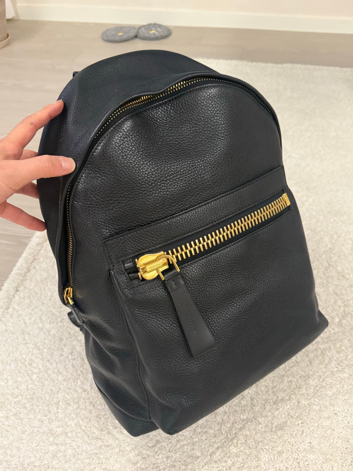 톰포드 버클리 지퍼 레더 백팩 상품이미지3