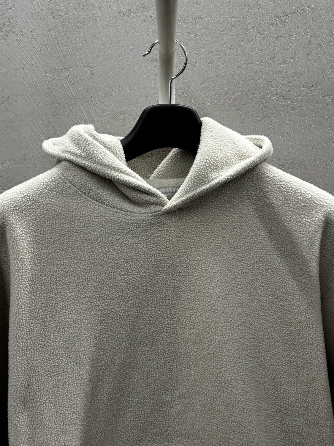 토마스모어 후리스 후드티 L 아이보리 상품이미지3