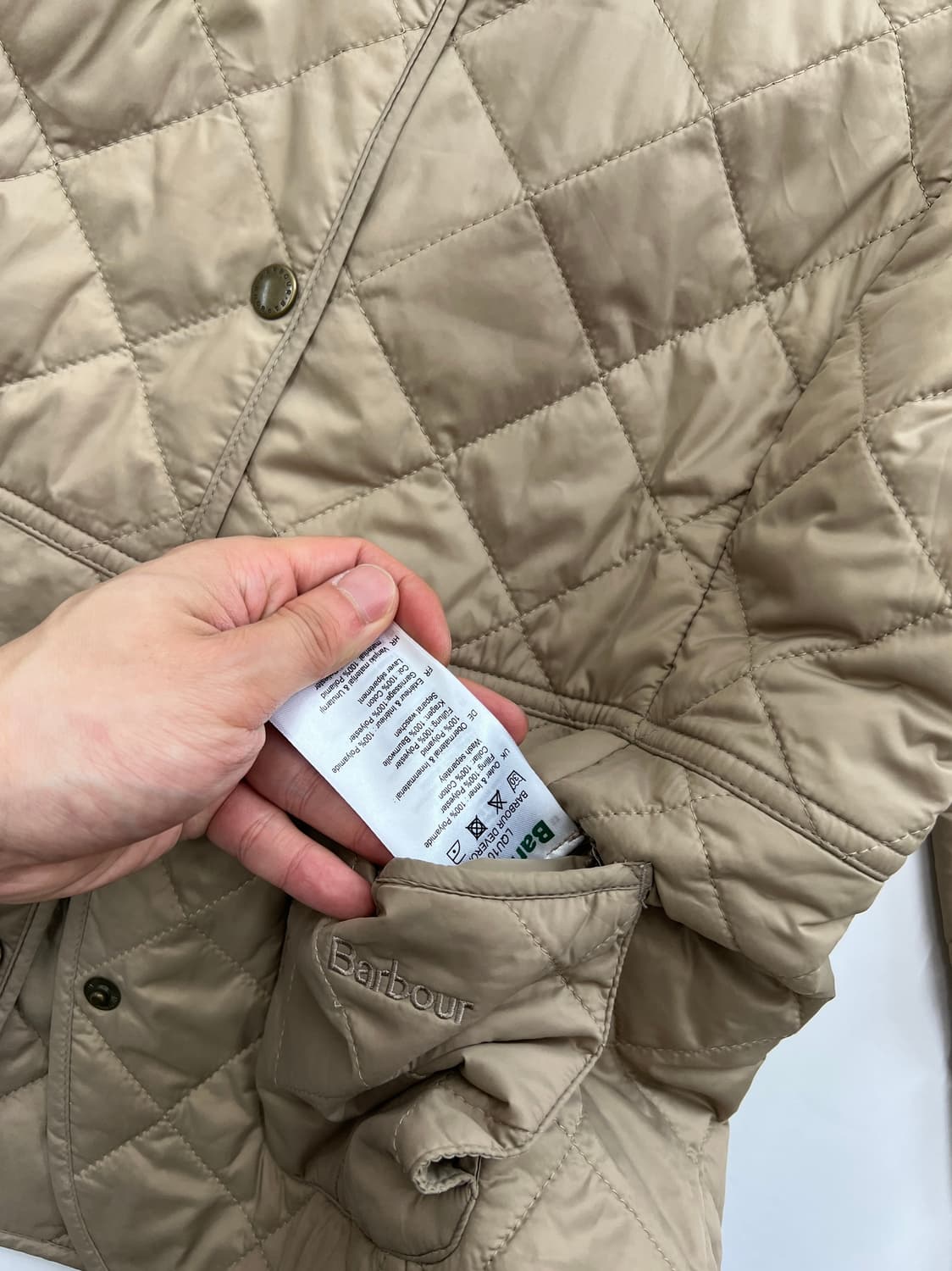 바버 퀼팅 자켓 상품이미지5