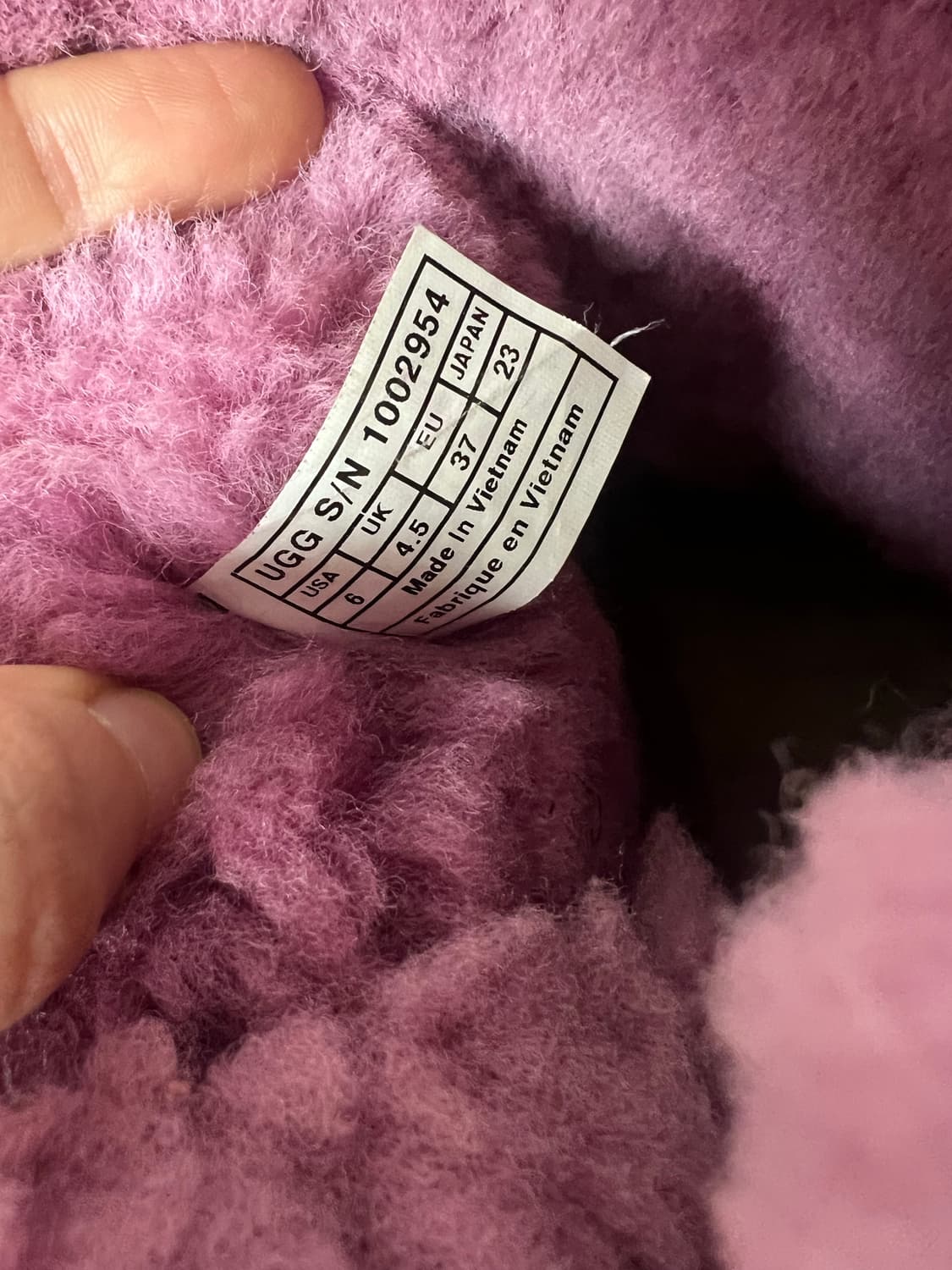 어그 백리본 Ugg 230 235 라즈베리 핑크 희귀 37 갸루 y2k 상품이미지4