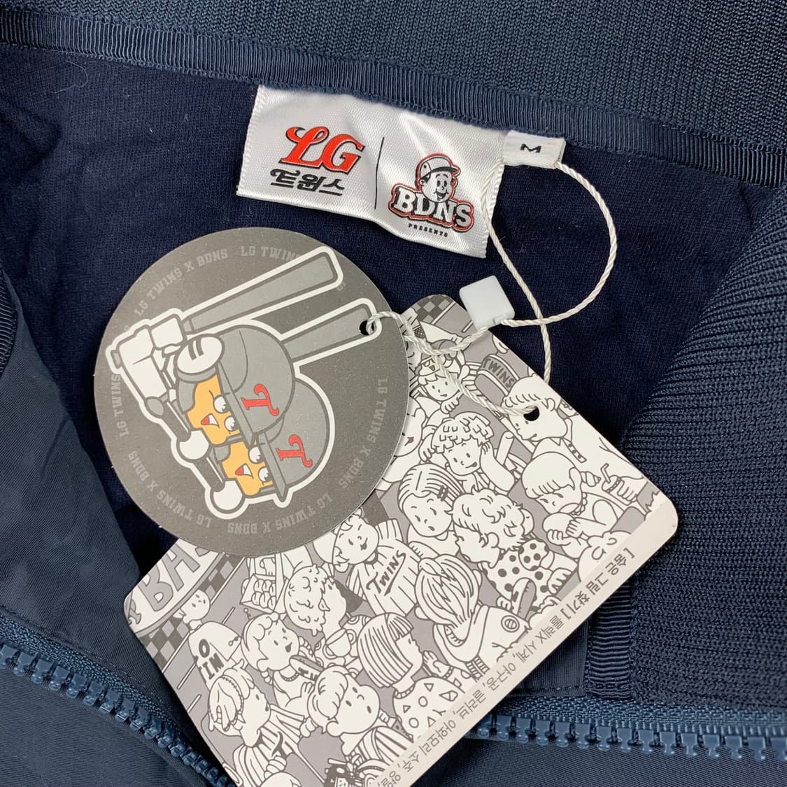 LG트윈스 x 빠더너스 덕아웃 자켓 네이비 (데드스탁)  상품이미지4