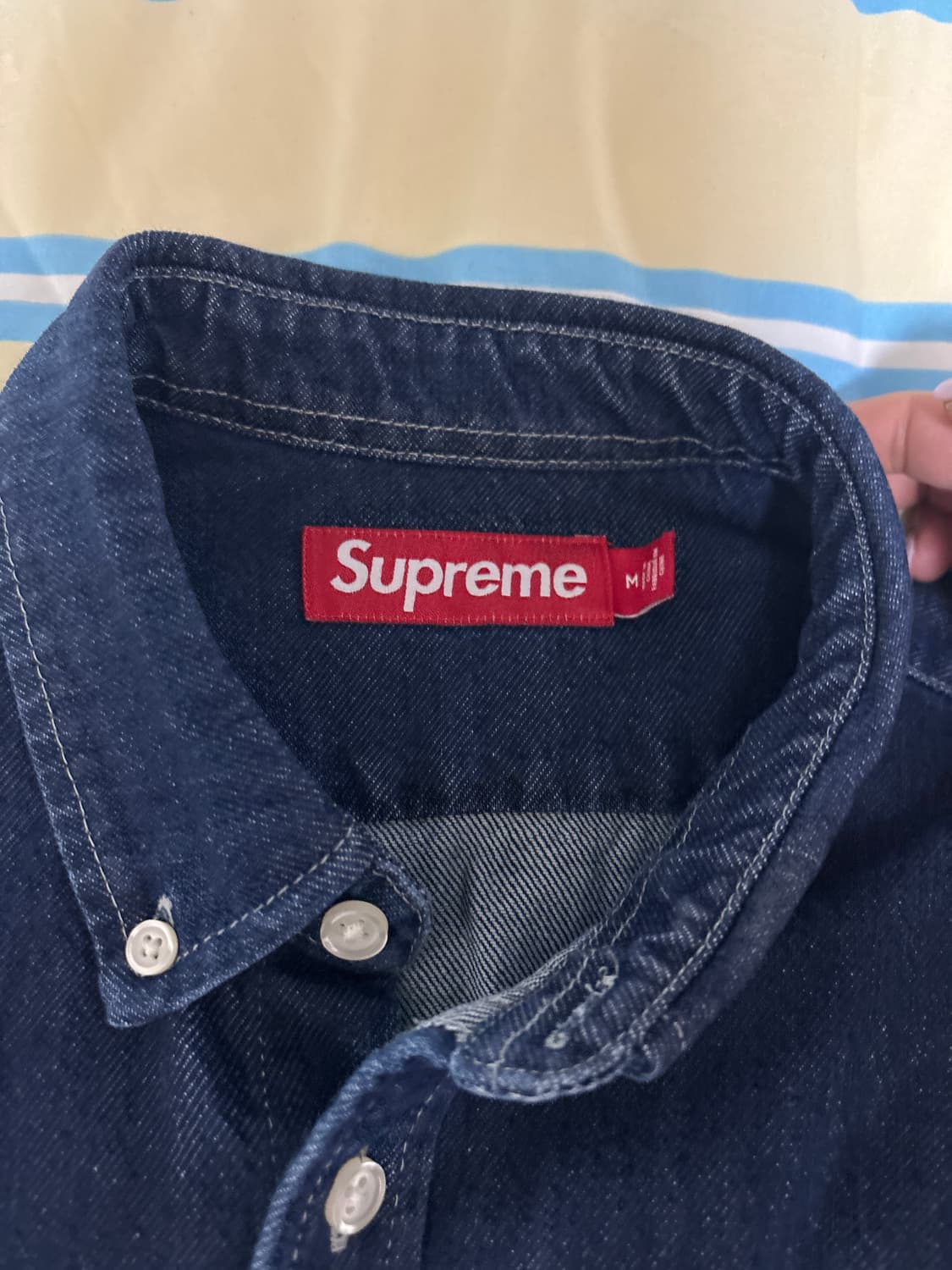 슈프림 스몰박스 데님셔츠  상품이미지3