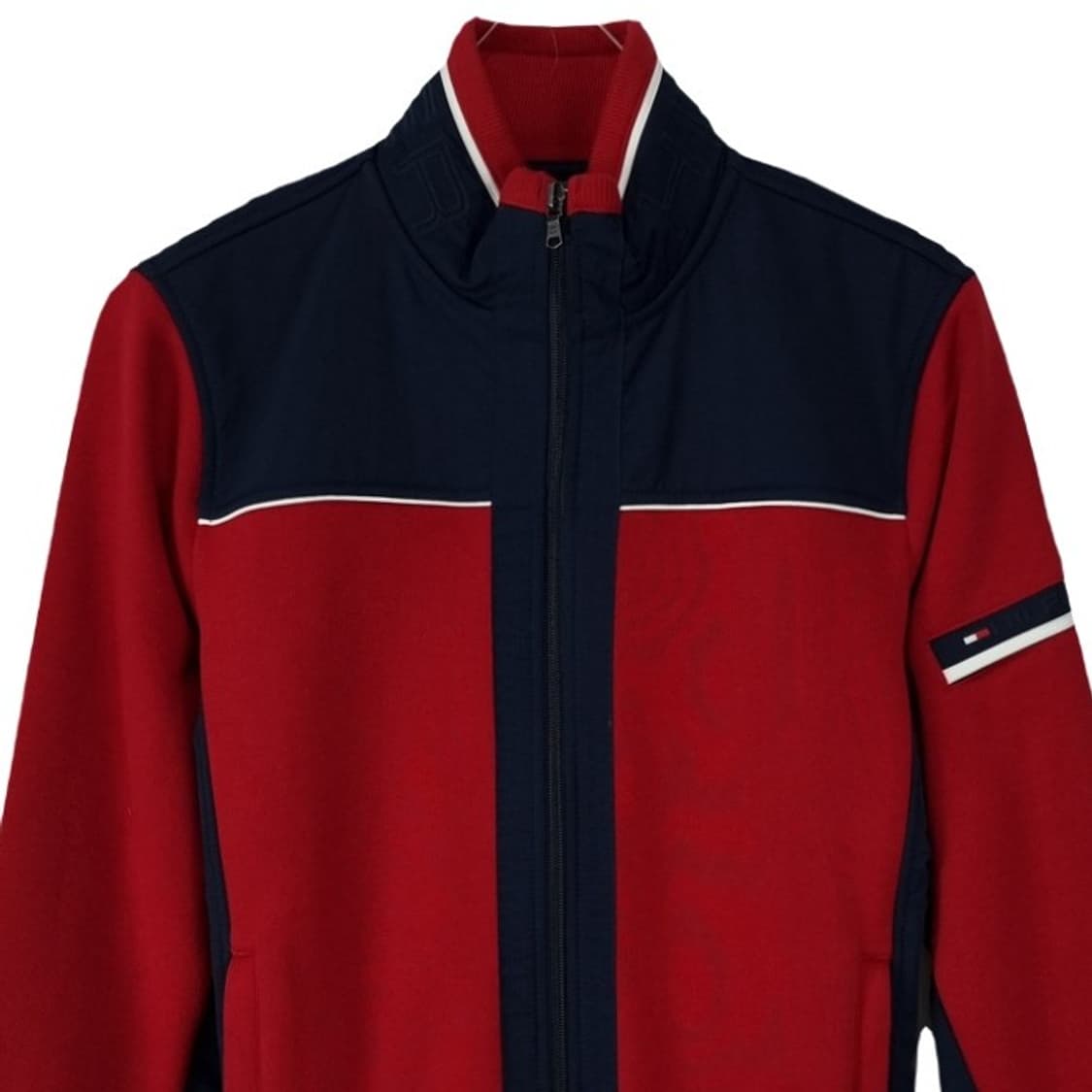 [타미힐피거] 나일론 스웻 지업 자켓 레드 M19188 상품이미지4