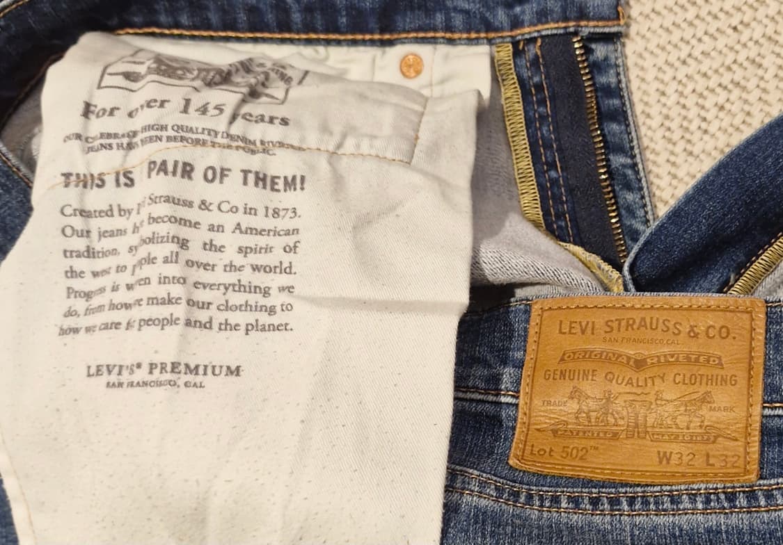 리바이스 프리미엄 502 웜진 W32  상품이미지5