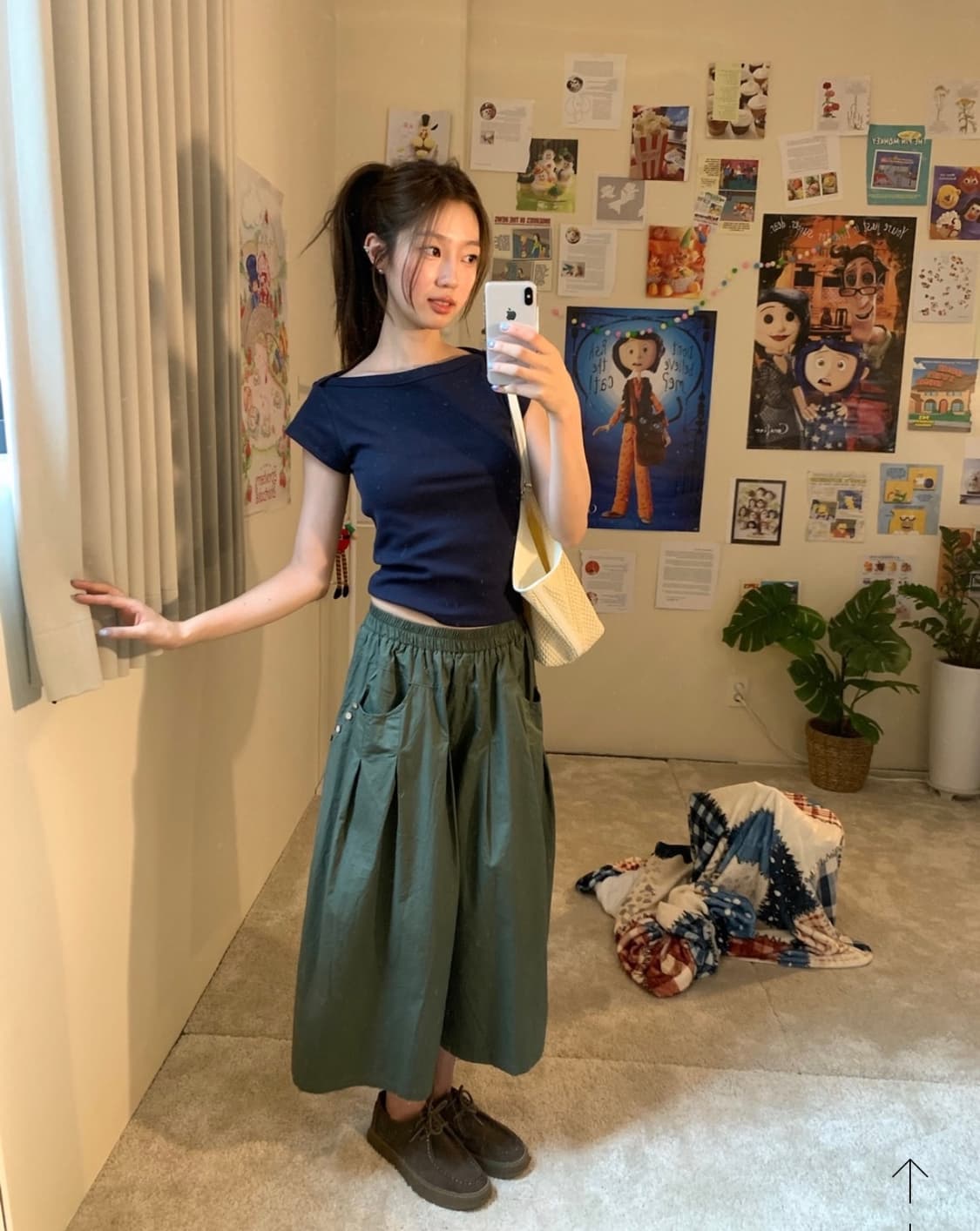보우아카이브 와이드 카고 쇼츠 상품이미지2