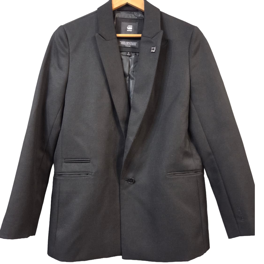 G-Star RAW 블랙 남성 블레이저(S) 상품이미지1