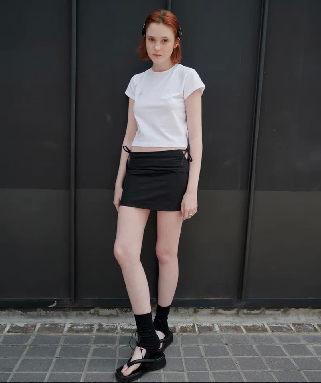 배배 Baebae Bona Nylon Pants, skirt 새상품 상품이미지5