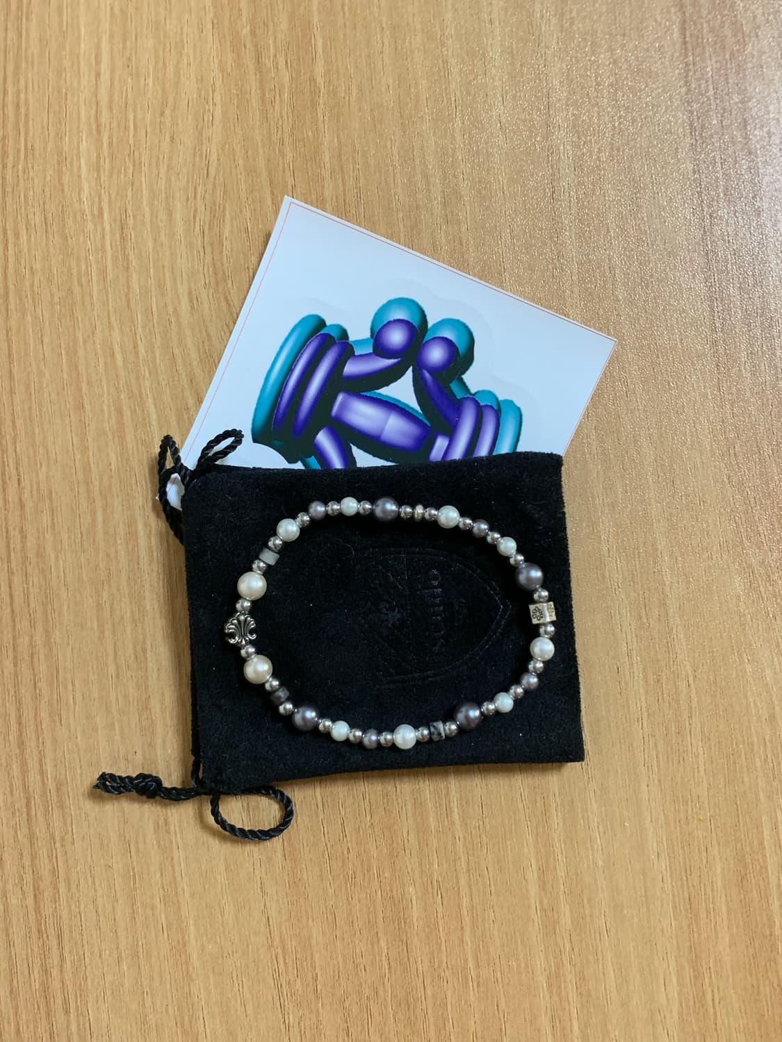 스쿠도 팔찌 shell multi pearl beads bracelet 상품이미지2