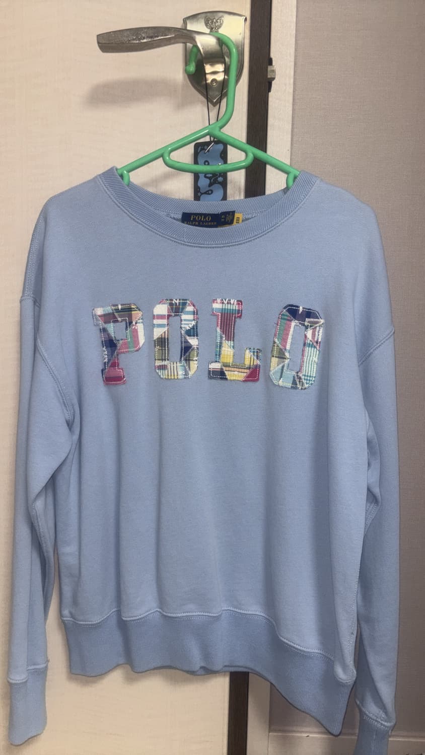 폴로 패치워크 로고 맨투맨 상품이미지1