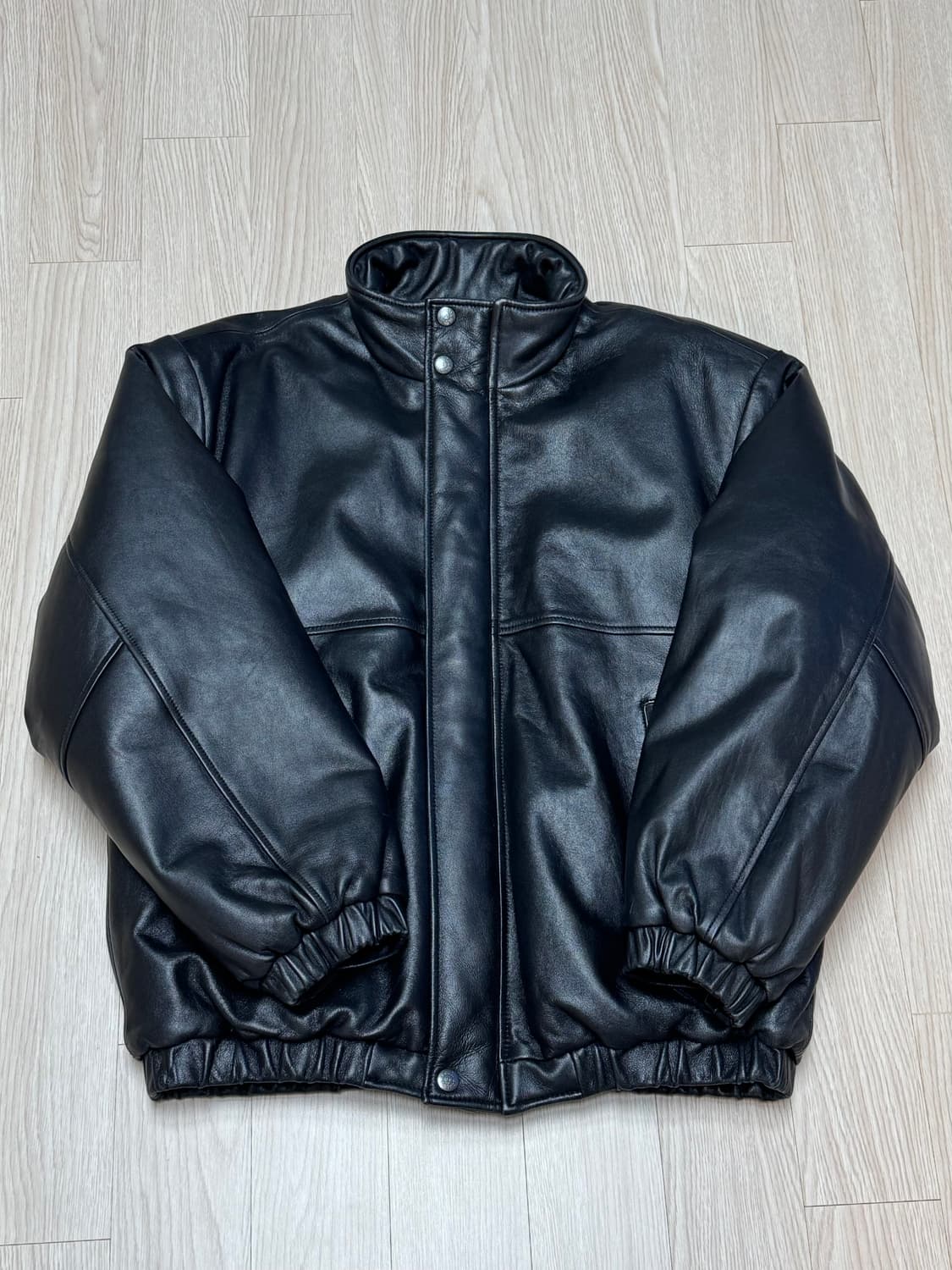 와코마리아 레더 푸퍼 자켓 상품이미지1