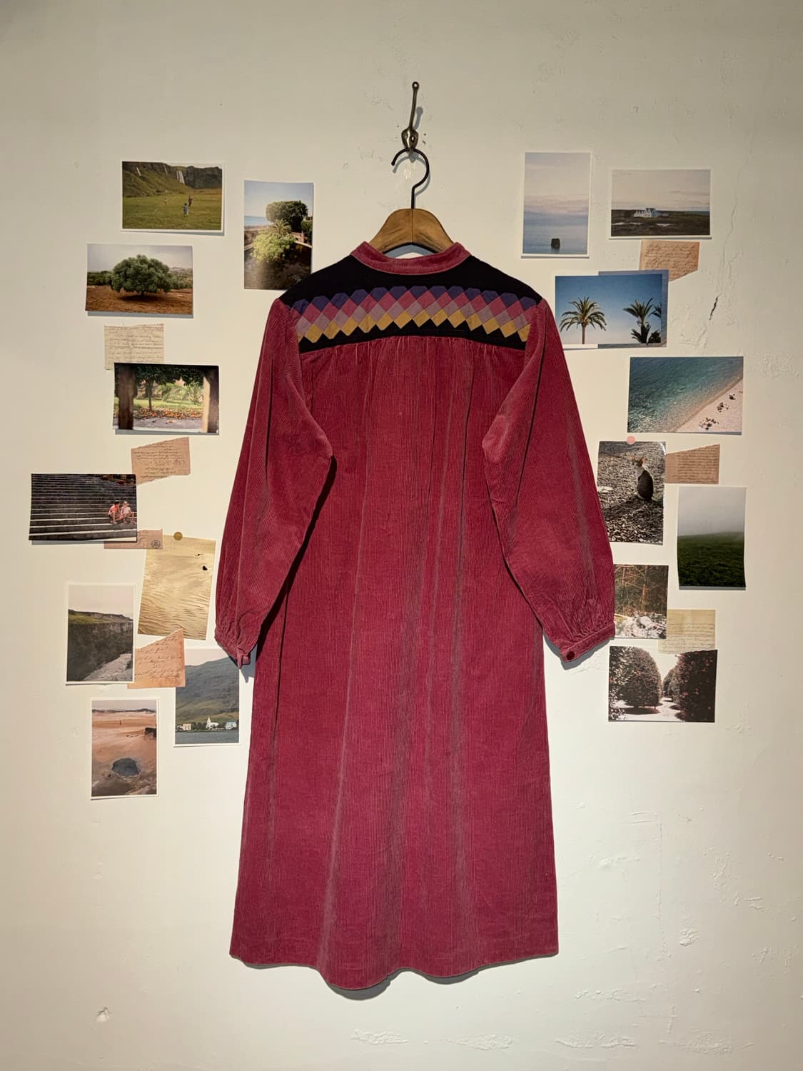 코듀로이 핑크 원피스 상품이미지9