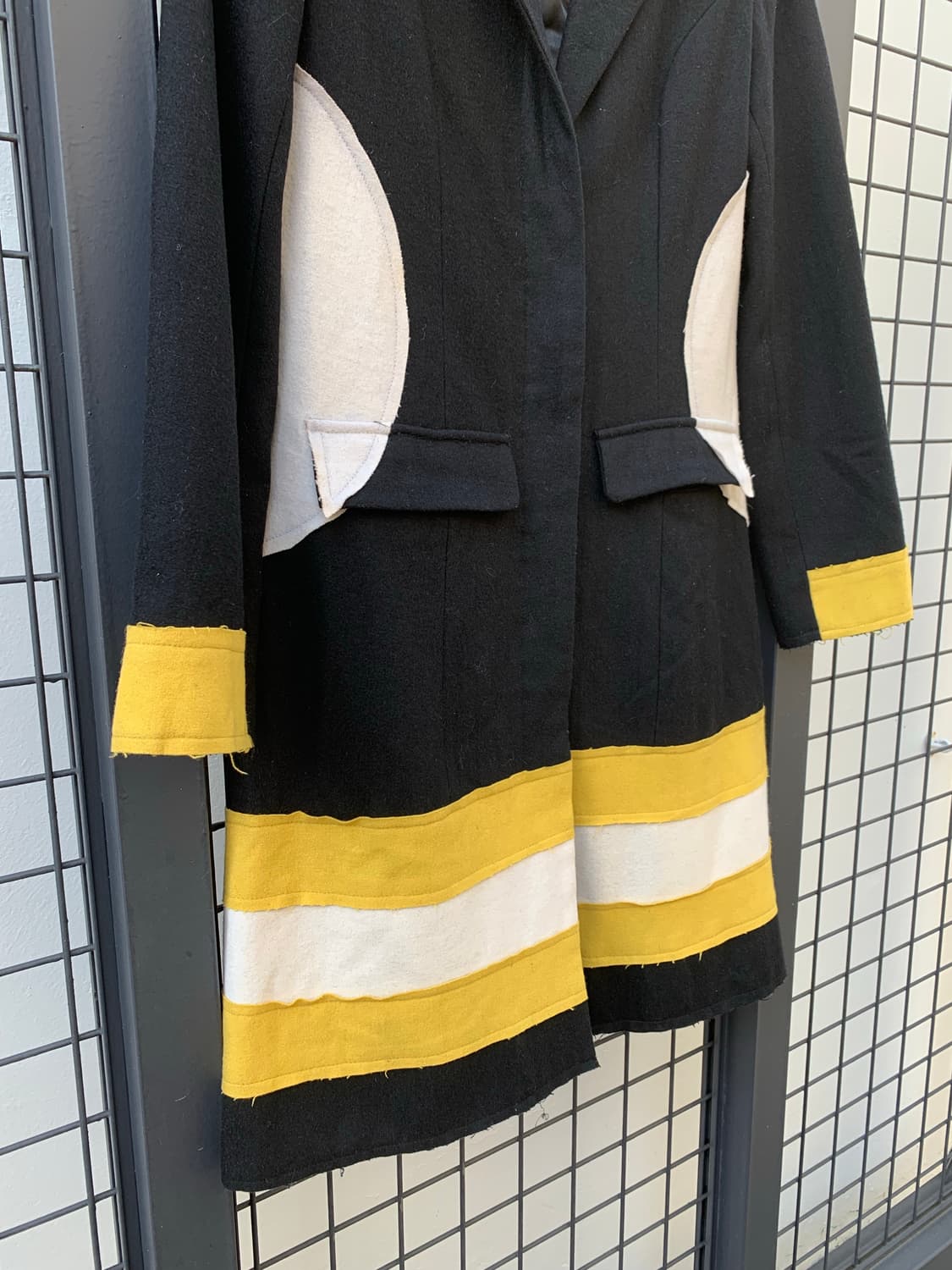 모스키노 컬러 블로킹 코트 상품이미지5