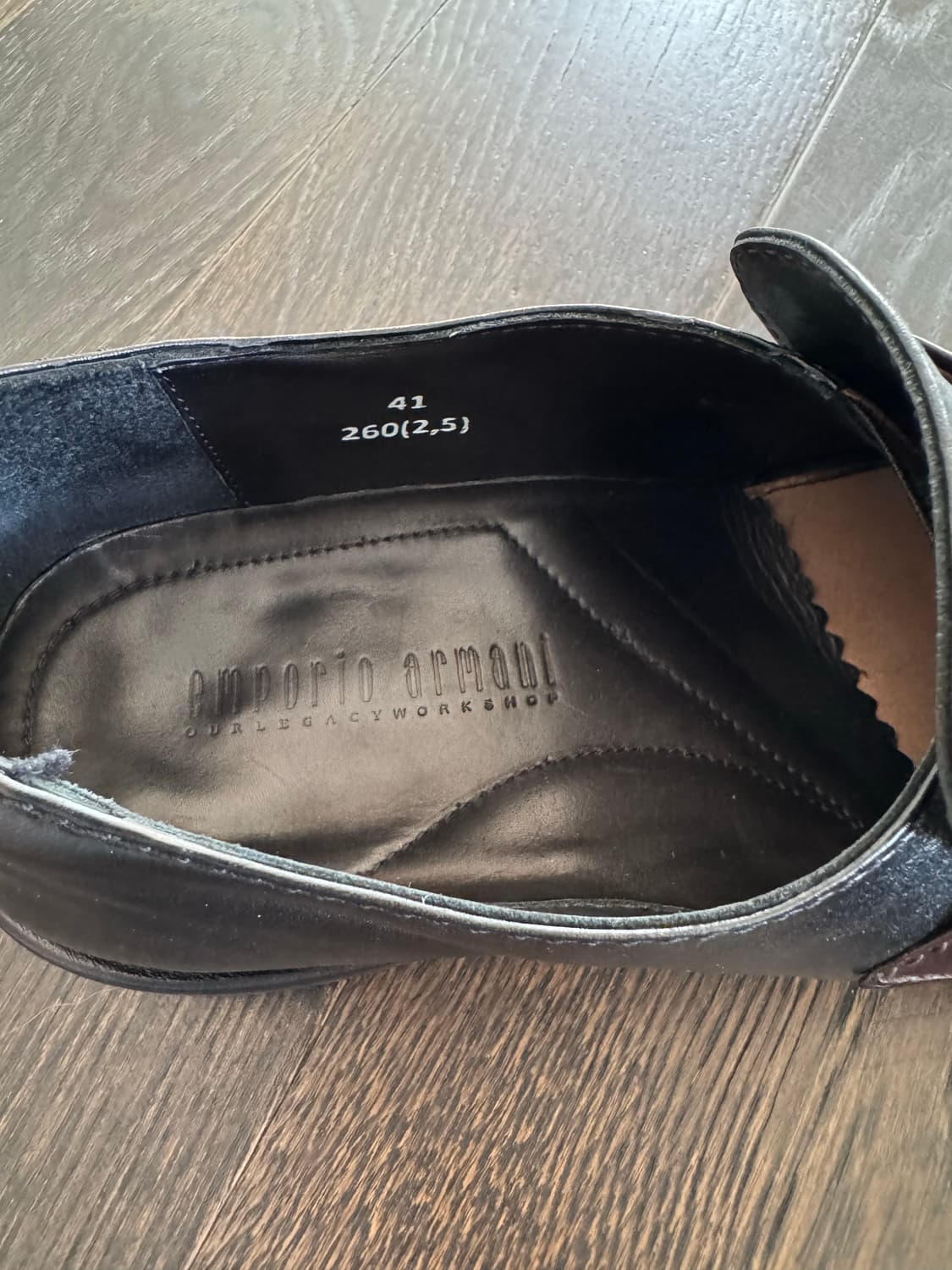 아워레가시 워크샵 엠포리오 아르마니 로퍼 41사이즈 상품이미지5