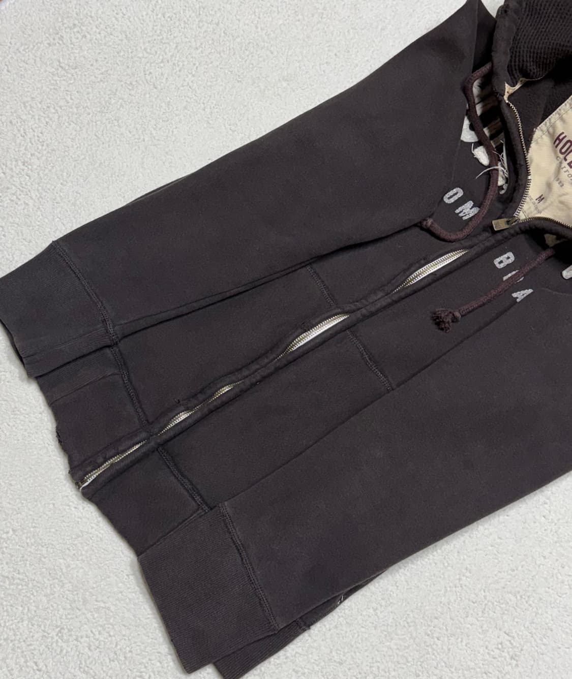 홀리스터 다크브라운 후드집업 상품이미지7