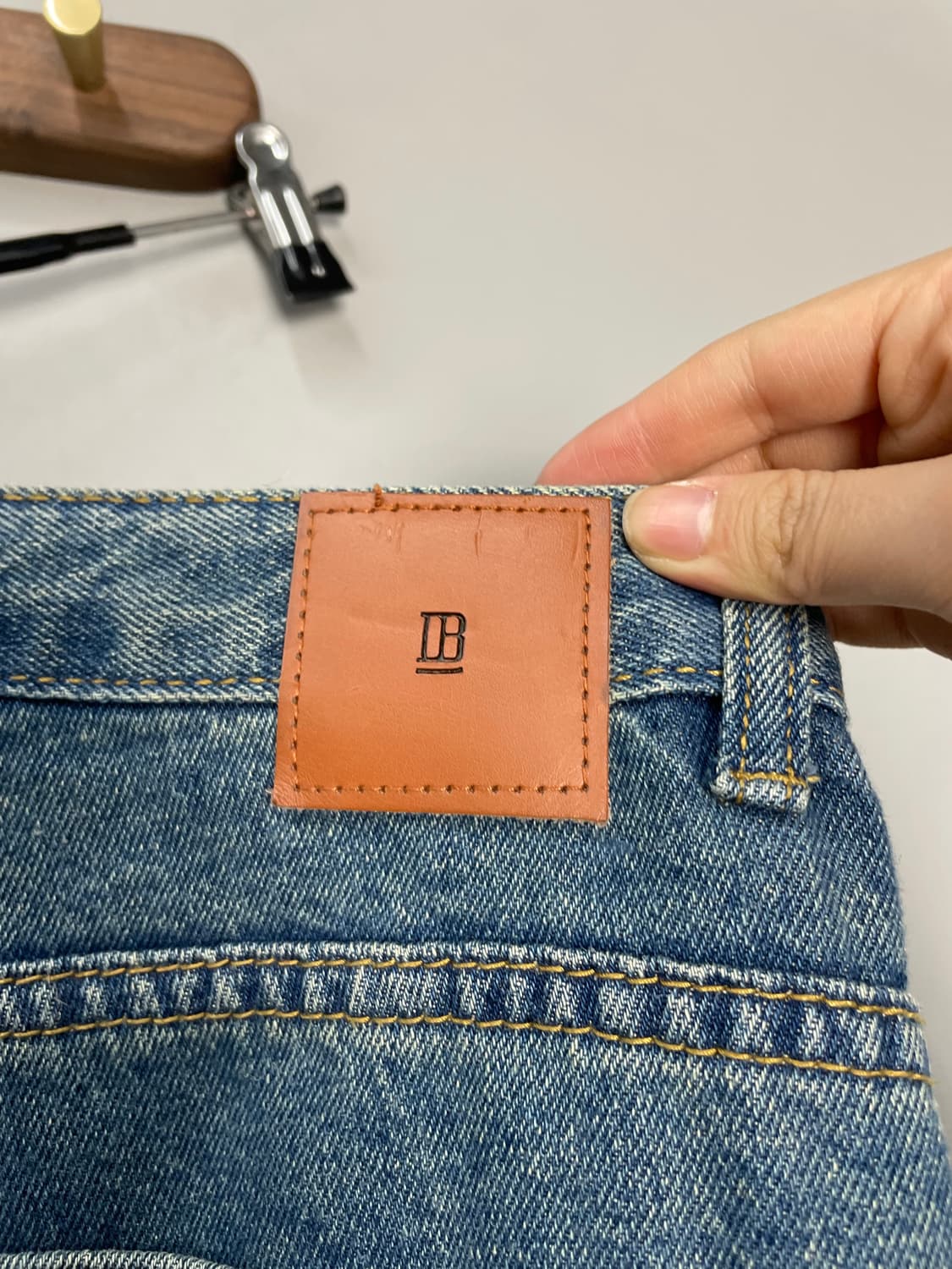 디미트리 블랙 워싱 데님 팬츠 H1952 상품이미지5