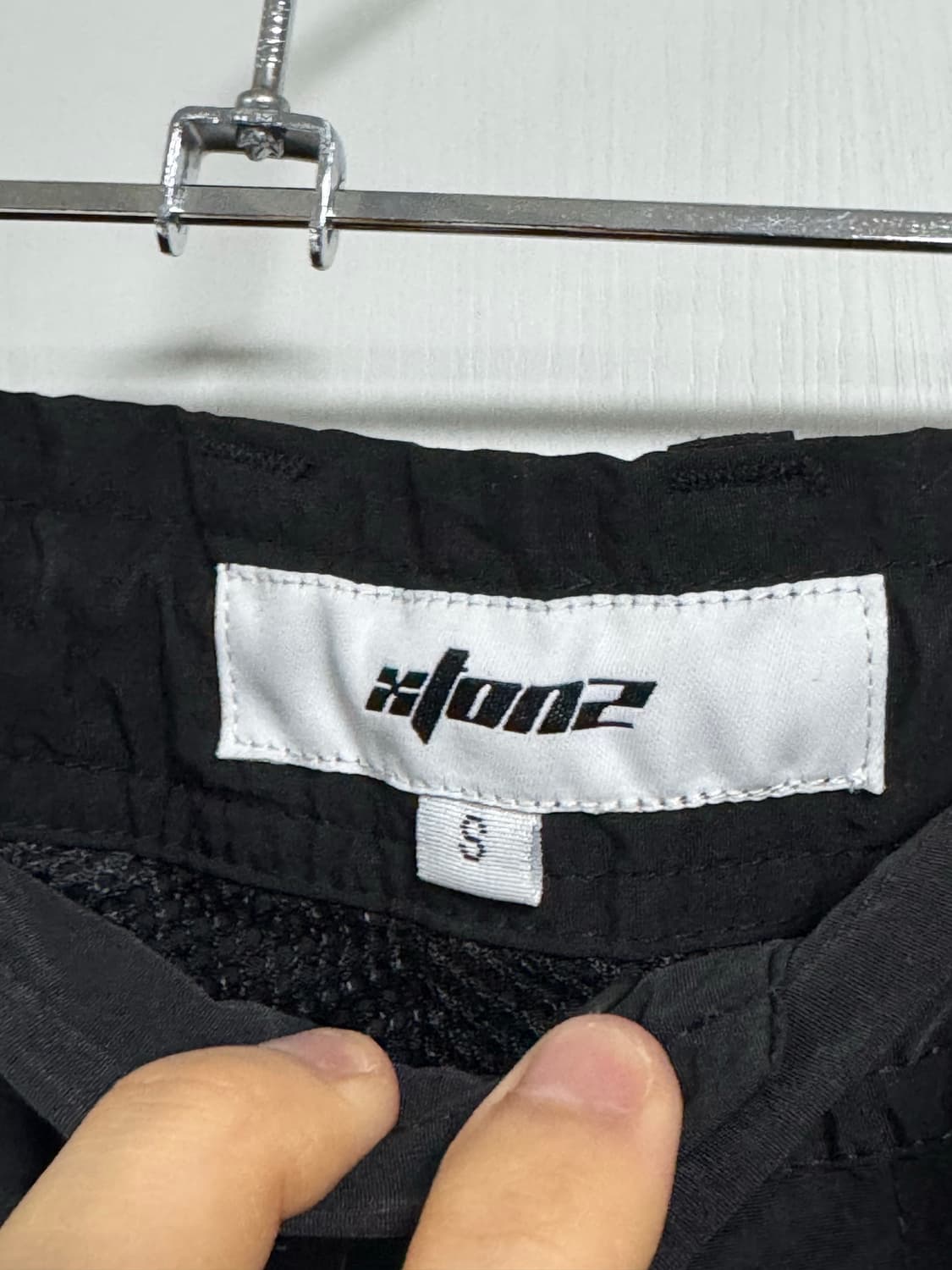 엑스톤즈 XP127 셔링 카고 팬츠 블랙 S 상품이미지6