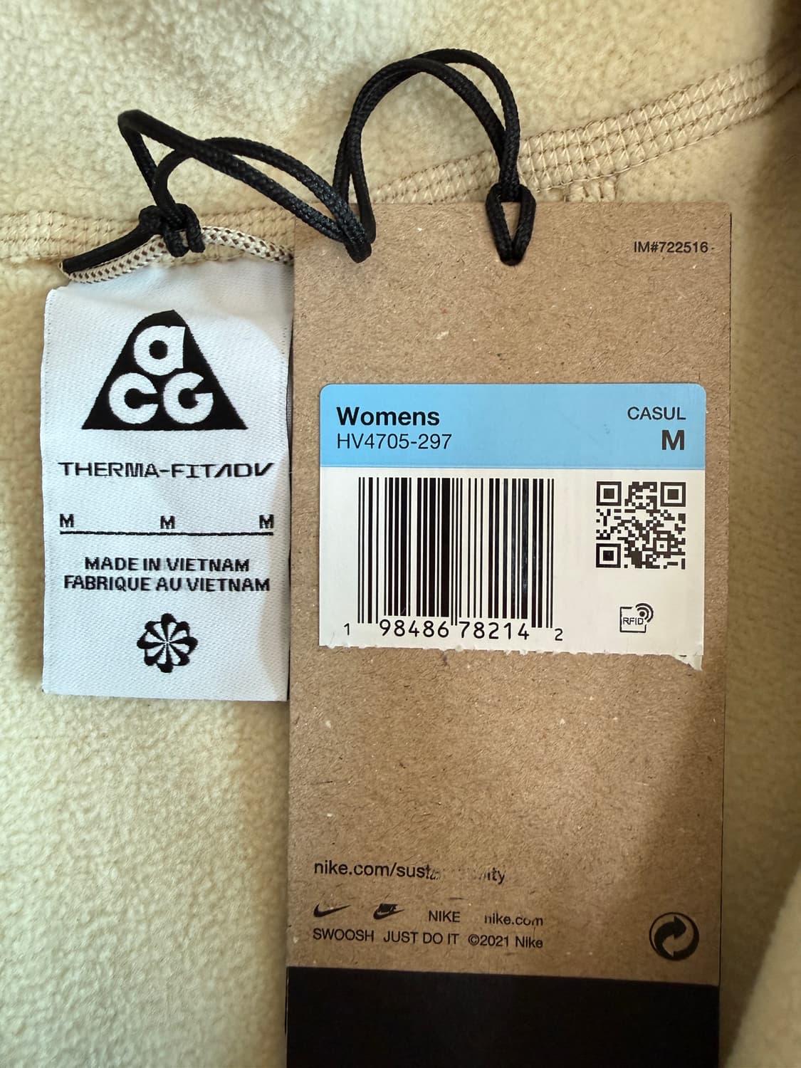 [M] 나이키 acg 우먼스 캔웰 글레이셔 써마핏 adv 쉐르파 플리스 상품이미지2