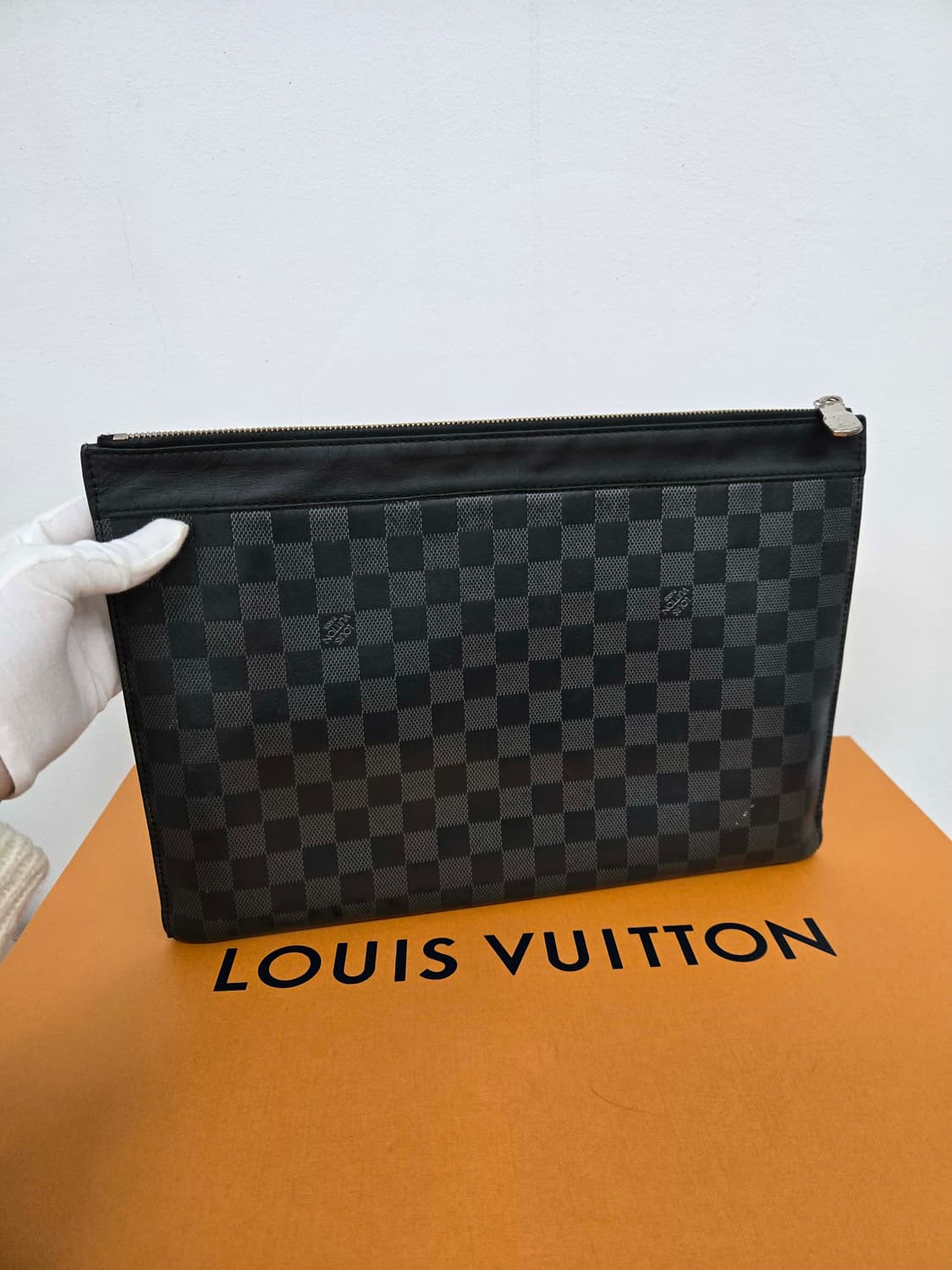 [정품 보증서] 루이비통 다미에 클러치백 상품이미지3