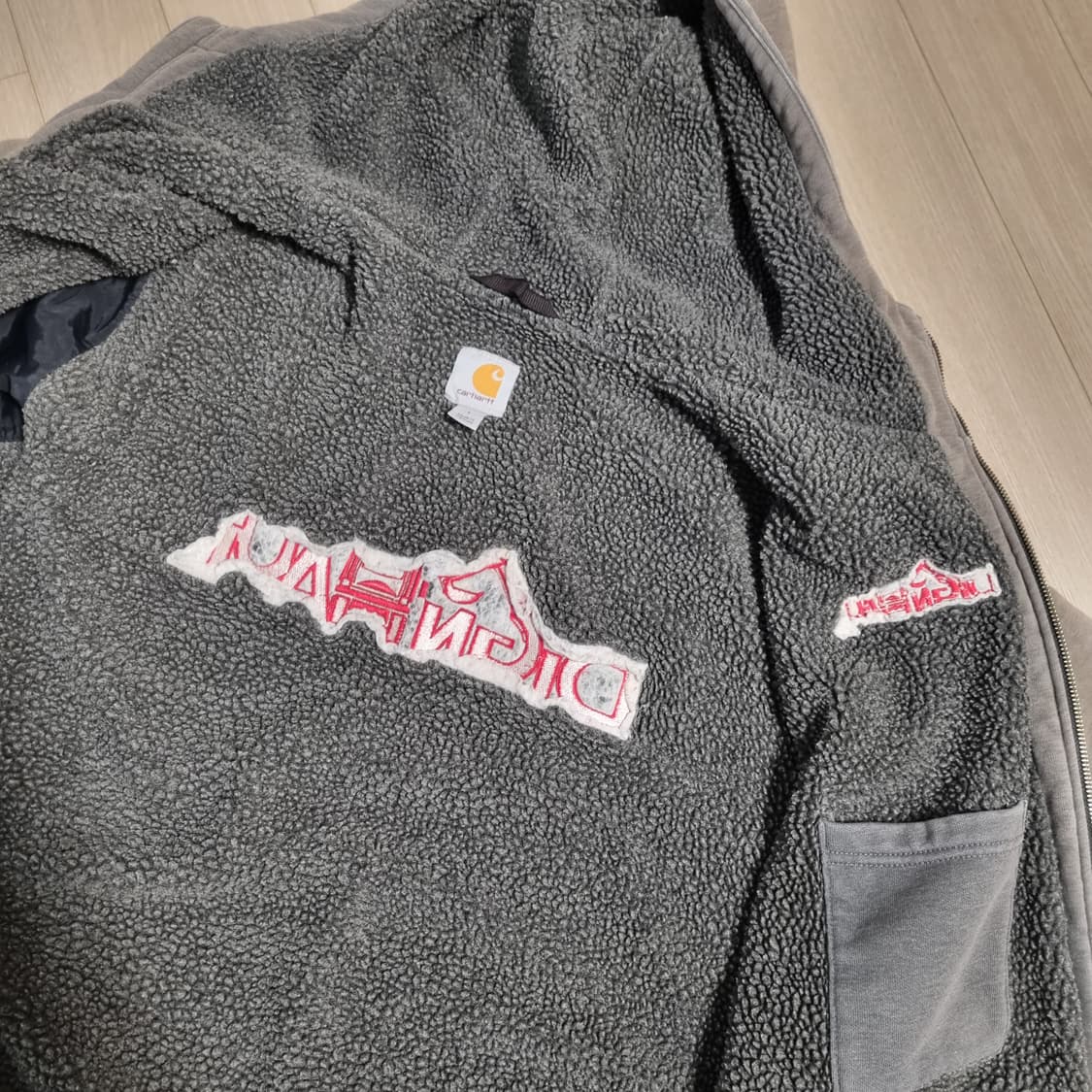 칼하트 락랜드 셰르파 후드 집업L 상품이미지6
