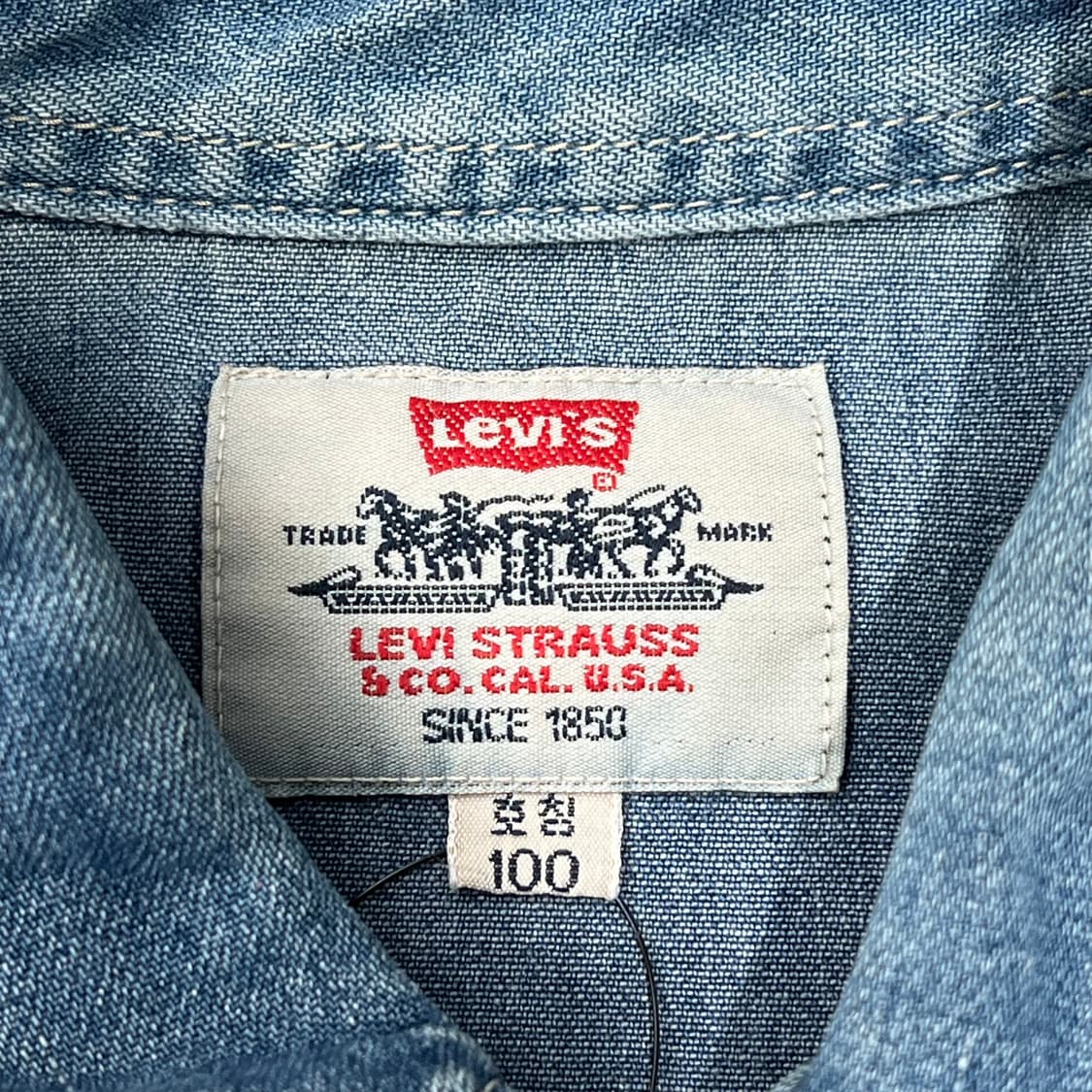 리바이스 워크 데님셔츠 s09855 상품이미지6