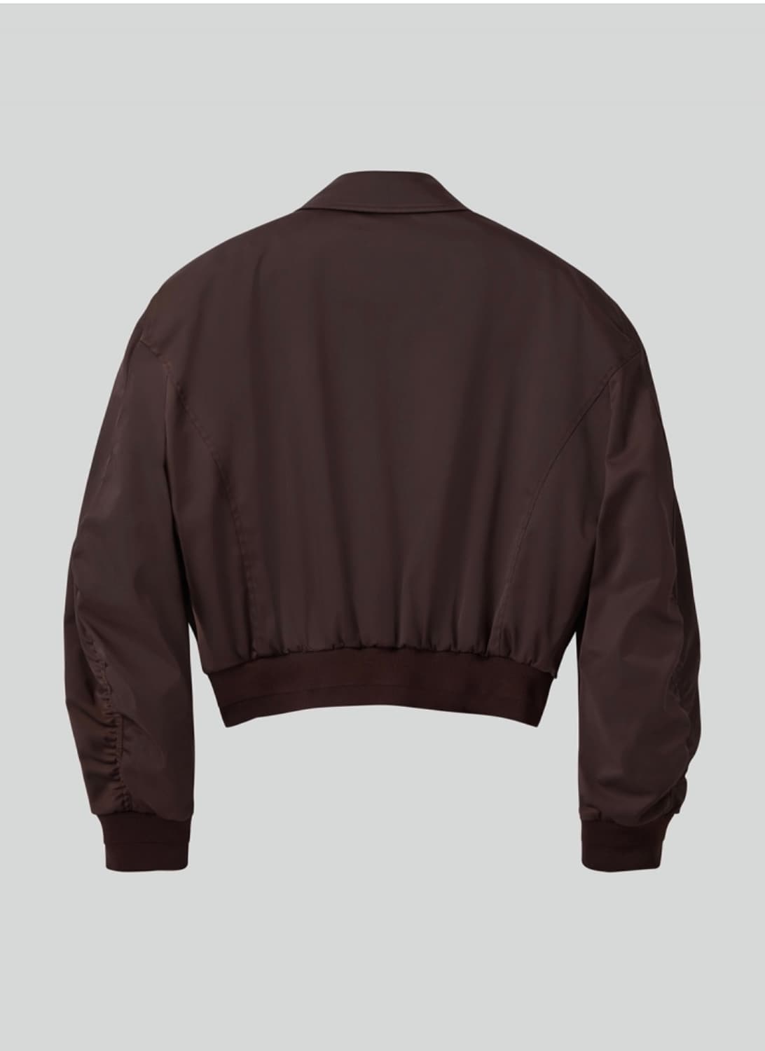 렉토 지퍼 디테일 스트럭쳐 팀봄버 레드 브라운 상품이미지4