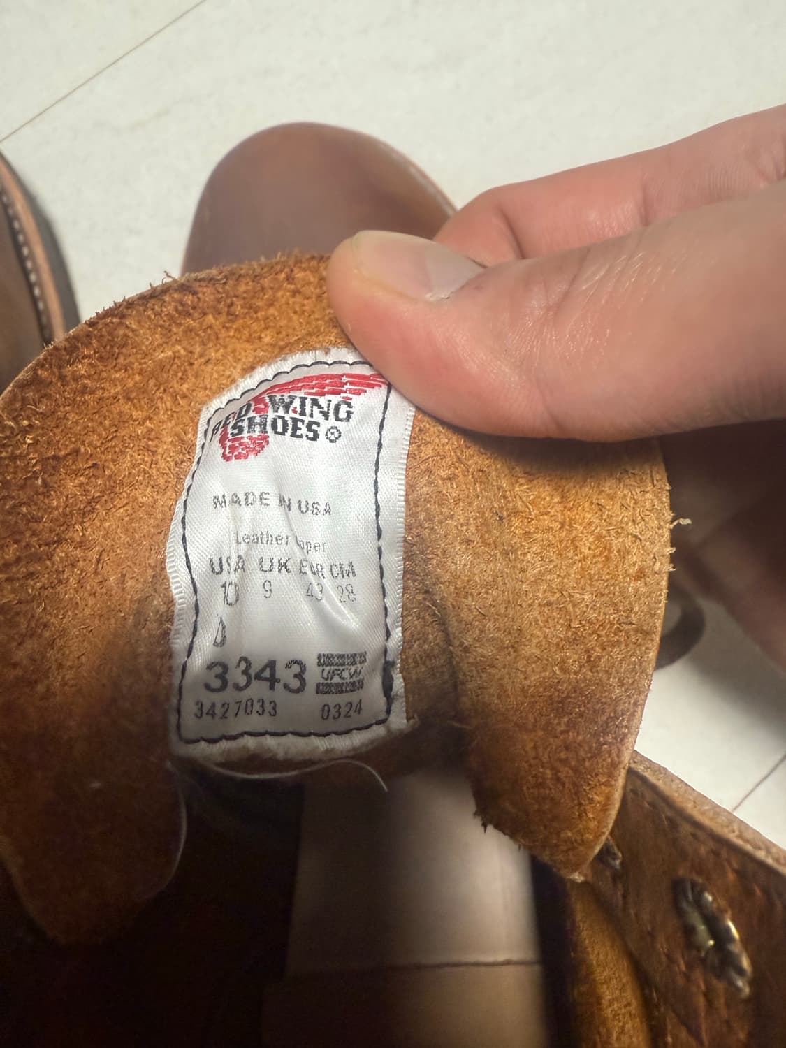 레드윙 3343 280사이즈 상품이미지4