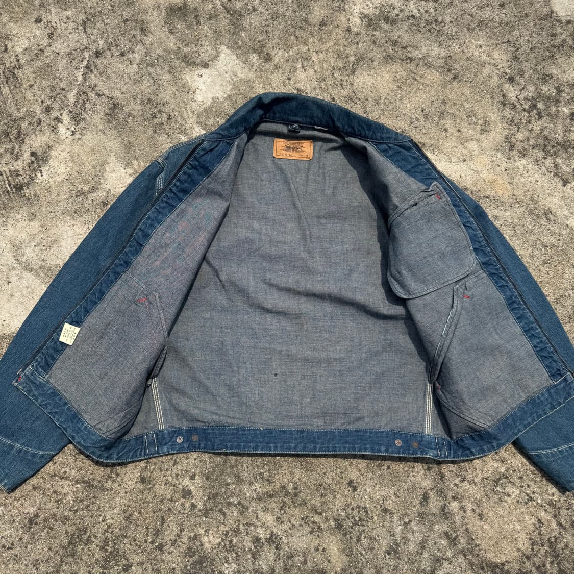 [M] 90s Levis Workers 리바이스 집업 데님 자켓 상품이미지3