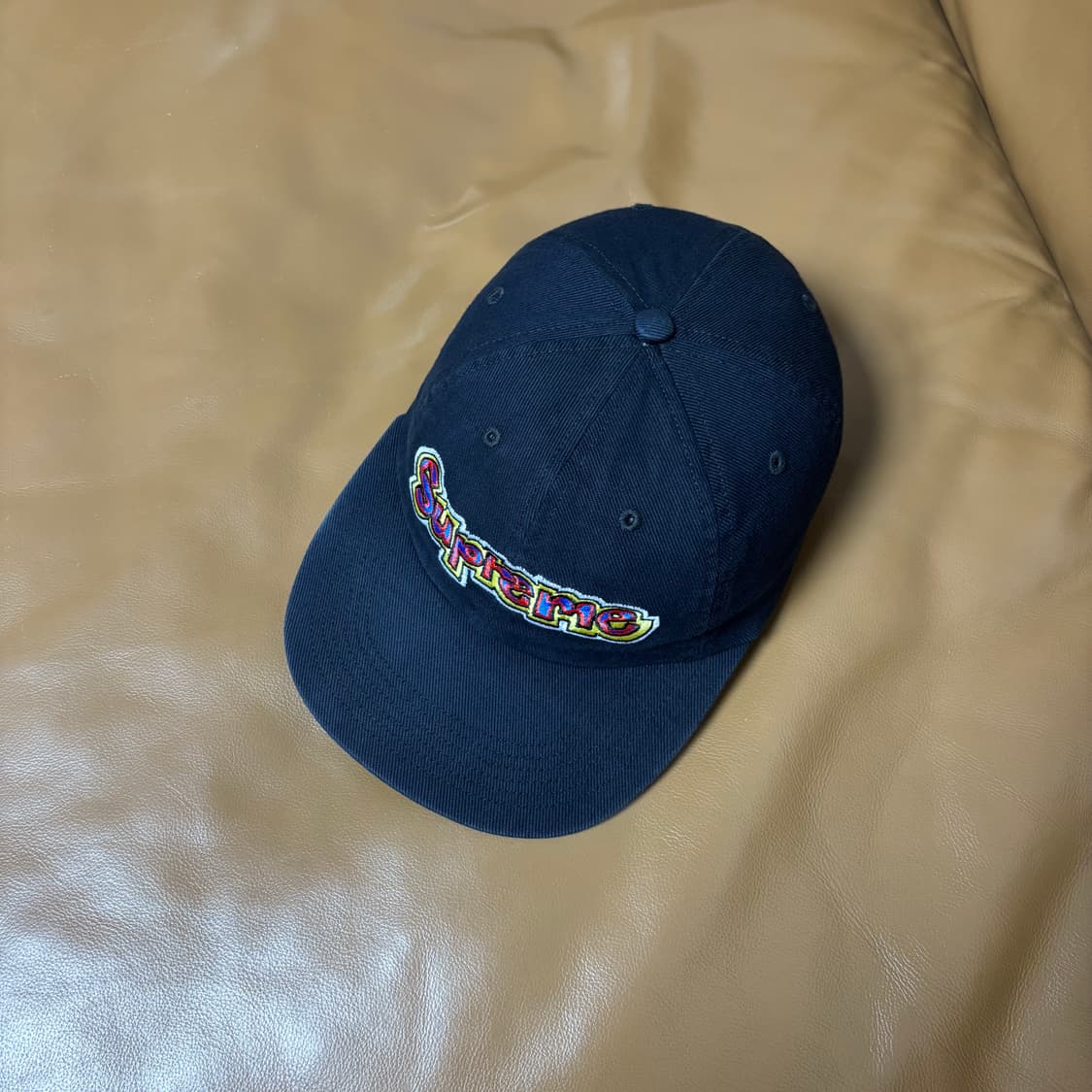Supreme 슈프림 곤즈 워시드 블랙 6패널 볼캡 모자 (Black) 상품이미지5