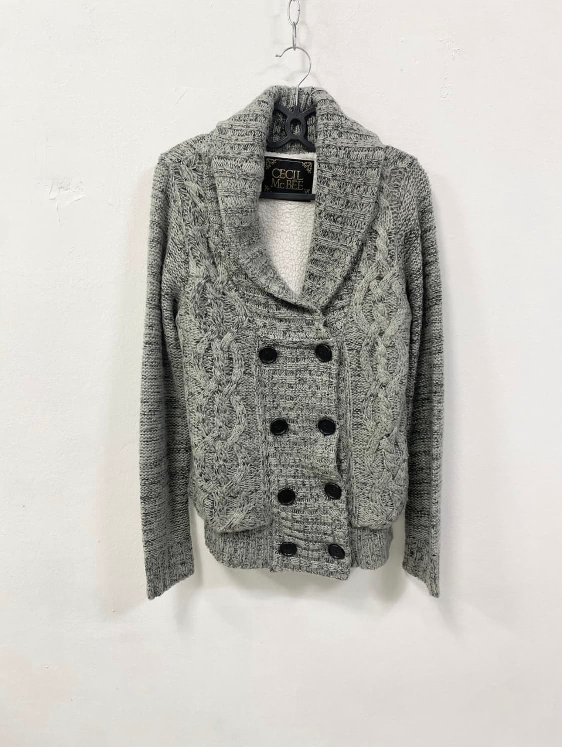 [CECIL MCBEE] 사와코깔 니트 가디건 상품이미지5