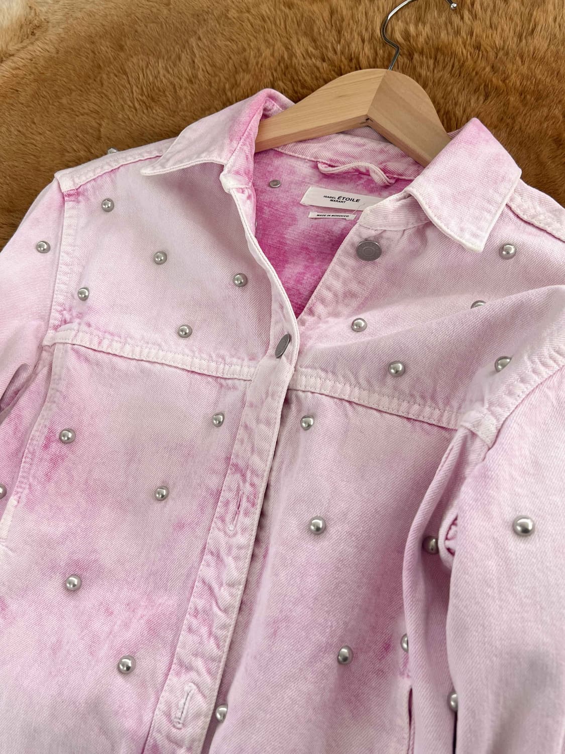 이자벨마랑 스터드 데님자켓 상품이미지1