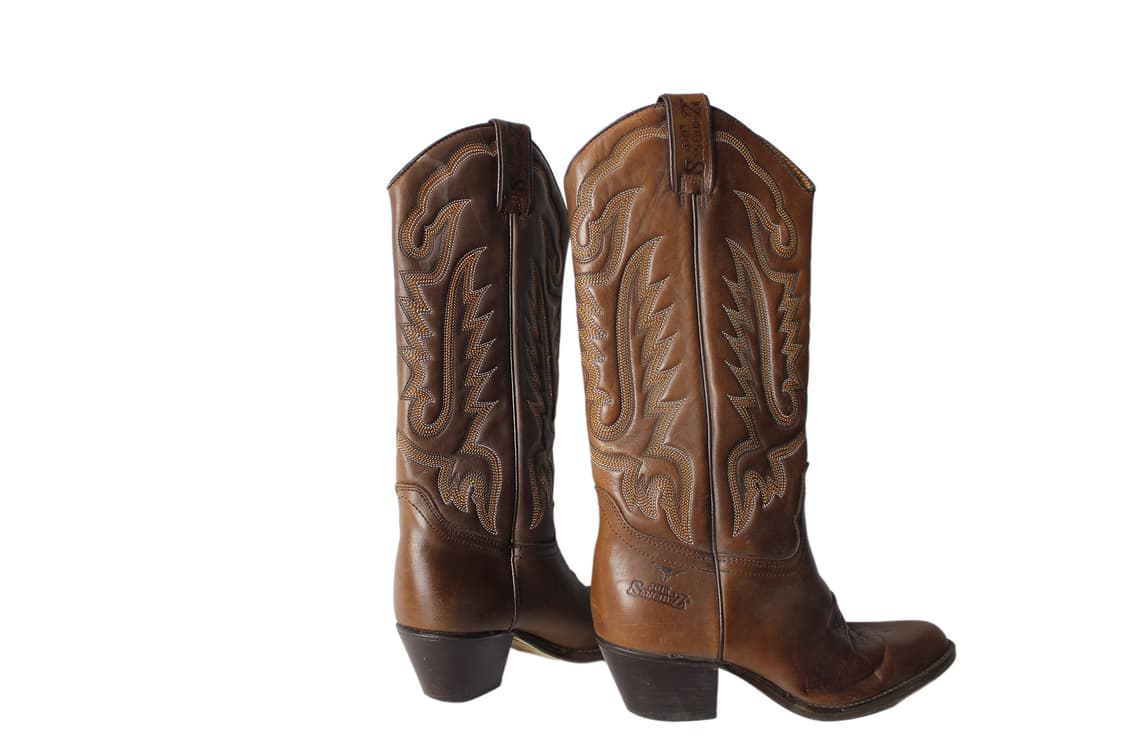 Joe Sanchez 1963 레더 웨스턴 부츠 상품이미지6