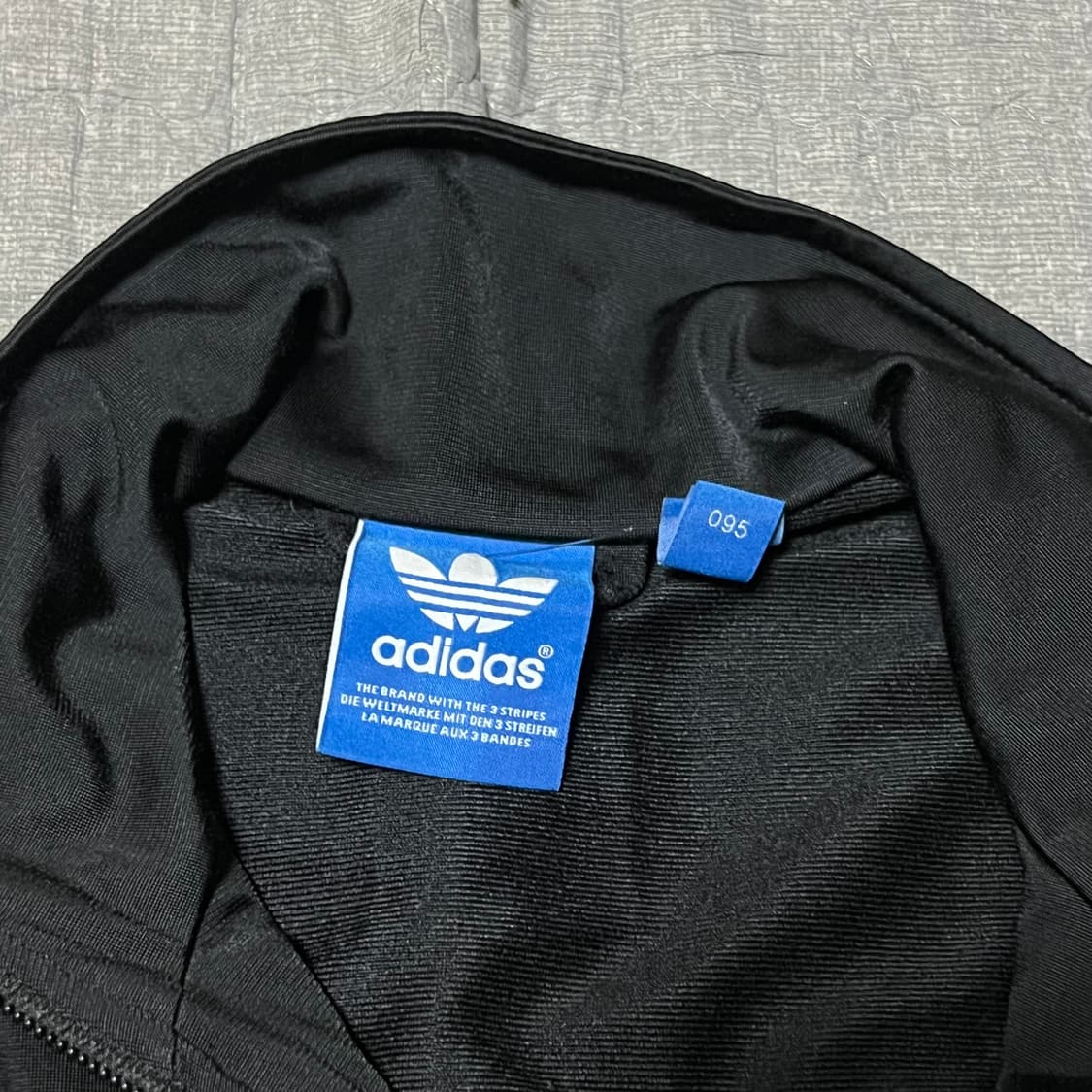 아디다스 파이어버드 져지 95 집업 트랙탑 삼선 블랙 빈티지 상품이미지2