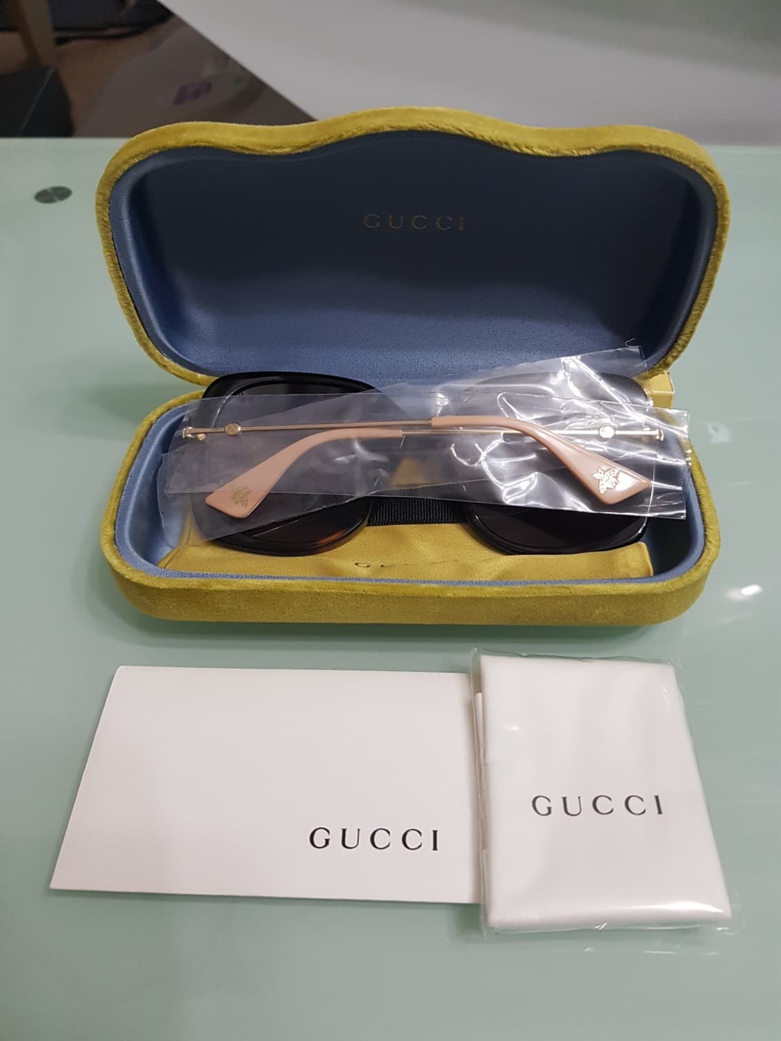 구찌 허니비브라운선글라스(새상품 풀구성) 상품이미지6