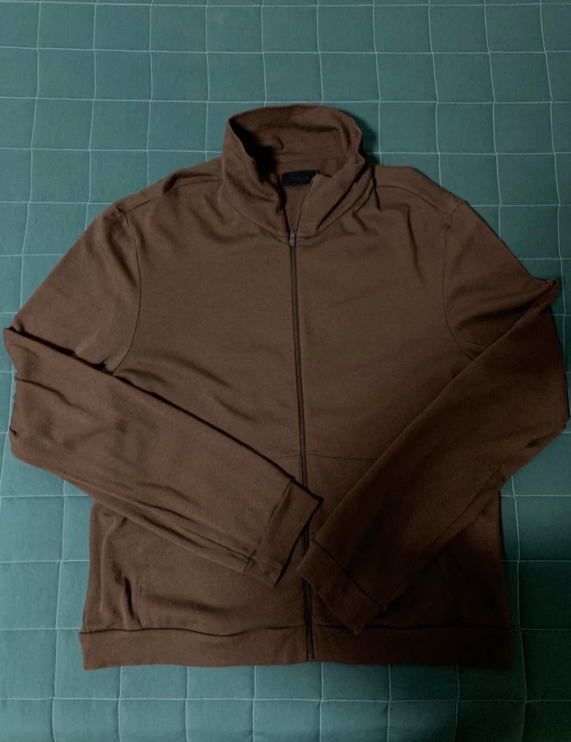 mudule 머듈 넥 집업 브라운 2사이즈 상품이미지1