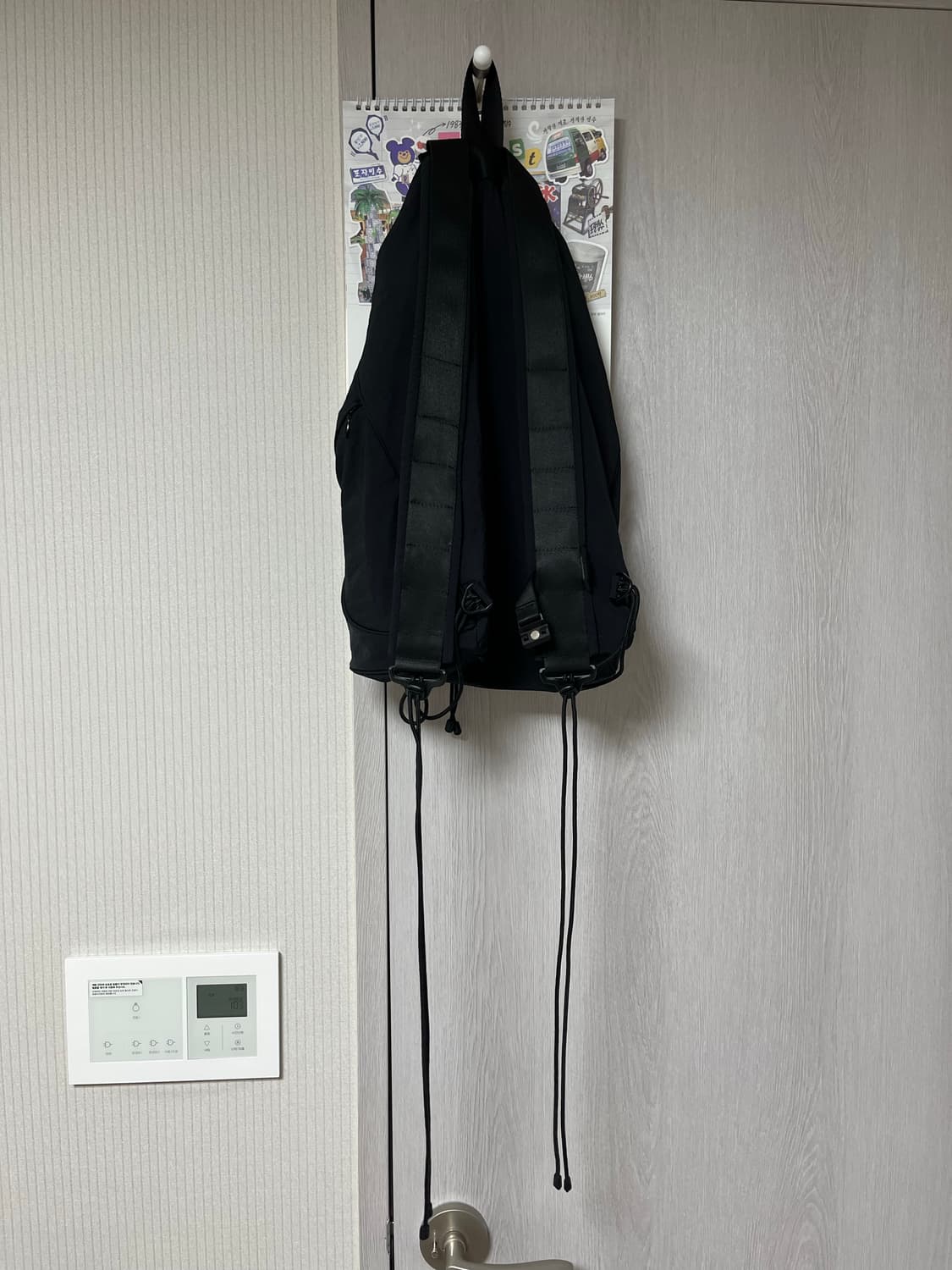 String Backpack Nylon Black(6th Restock) 상품이미지3