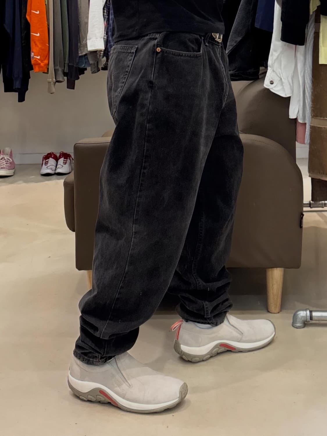 USA 리바이스 550 흑청 팬츠 상품이미지6